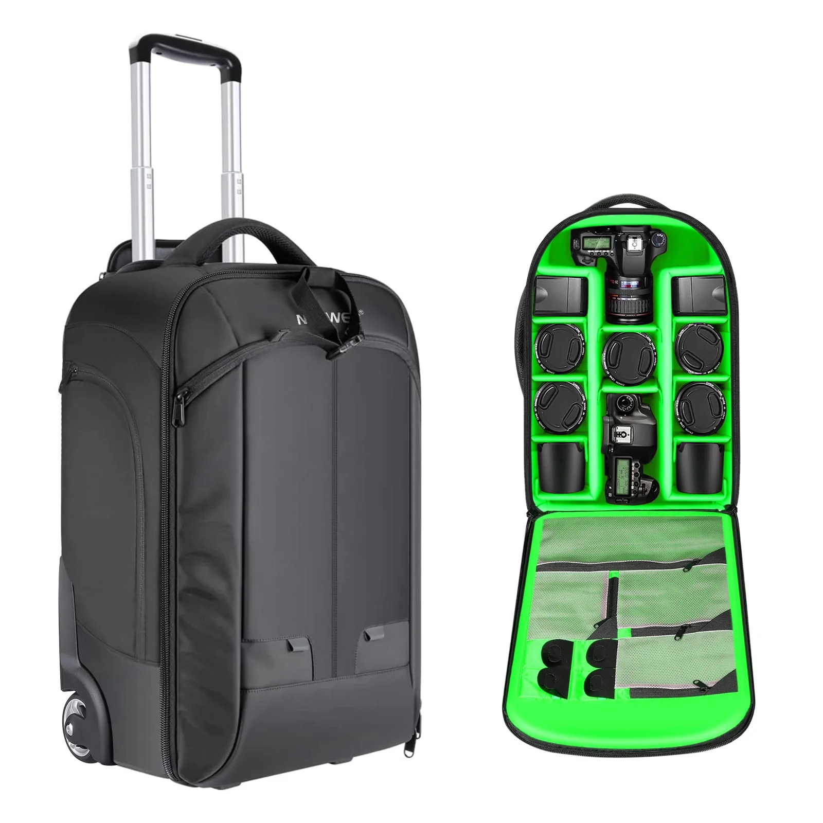 NEEWER 22"x14"x10" 2-in-1 Trolley Backpack - Image 10