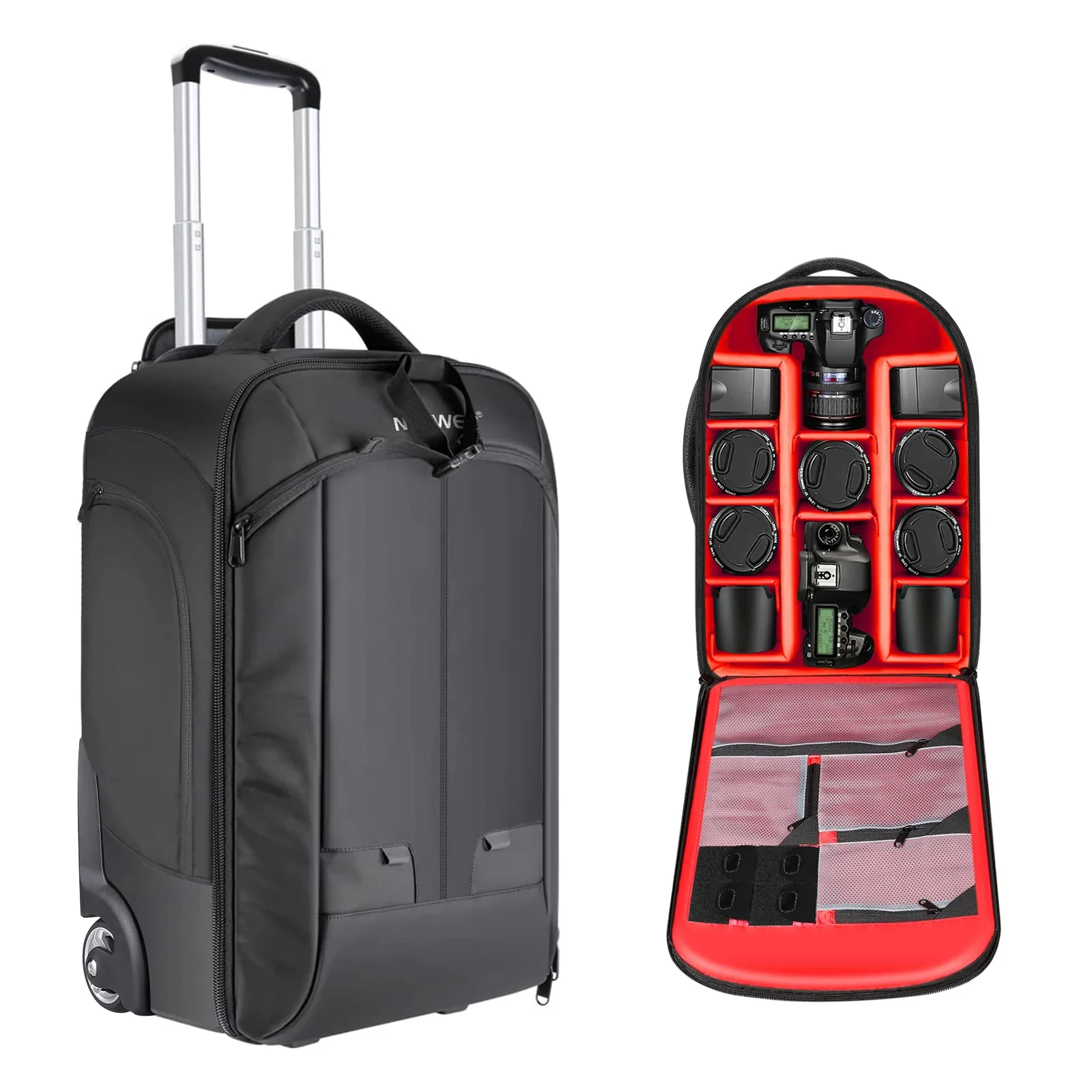 NEEWER 22"x14"x10" 2-in-1 Trolley Backpack - Image 11