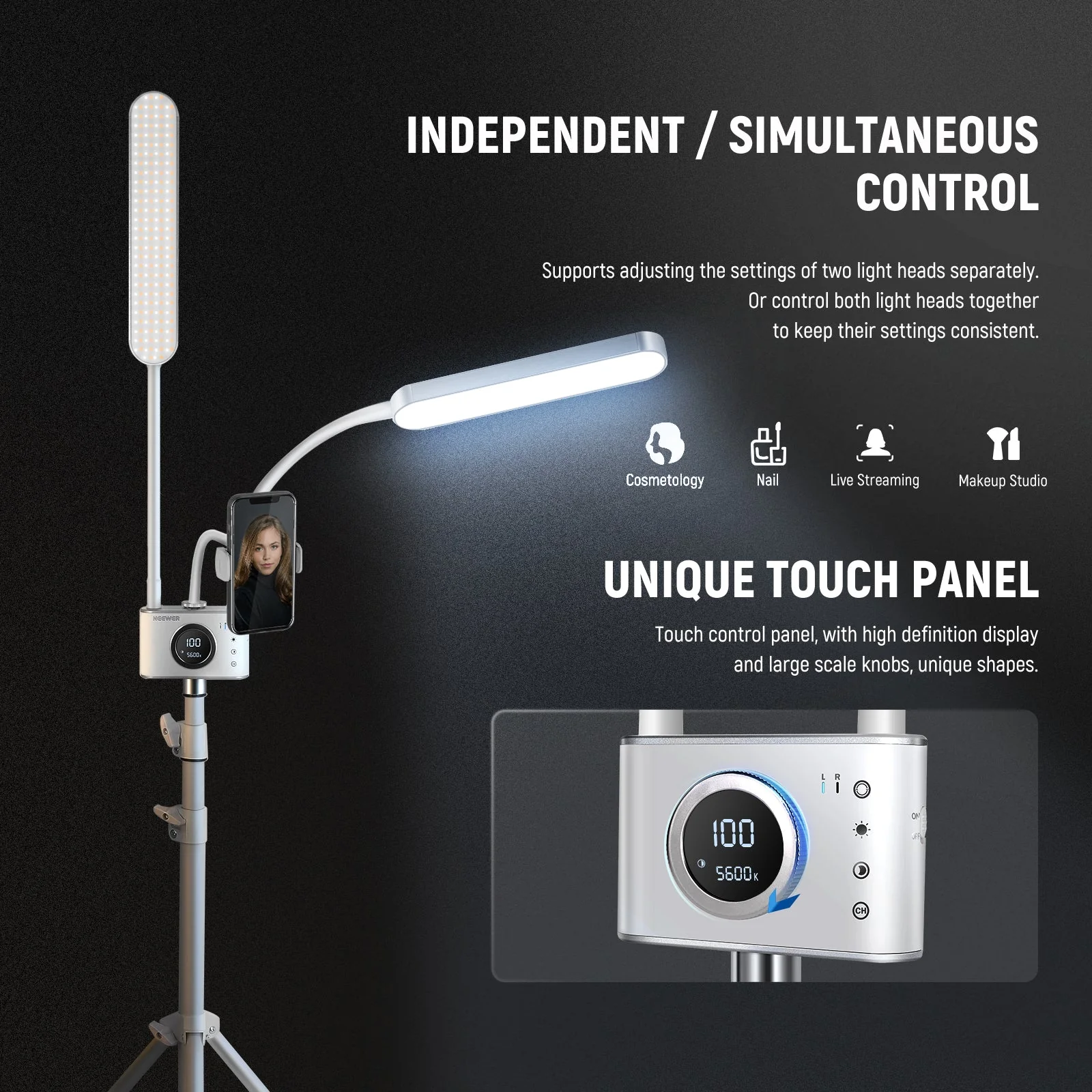 NEEWER BH40B Esthetician Light Kit - Image 4