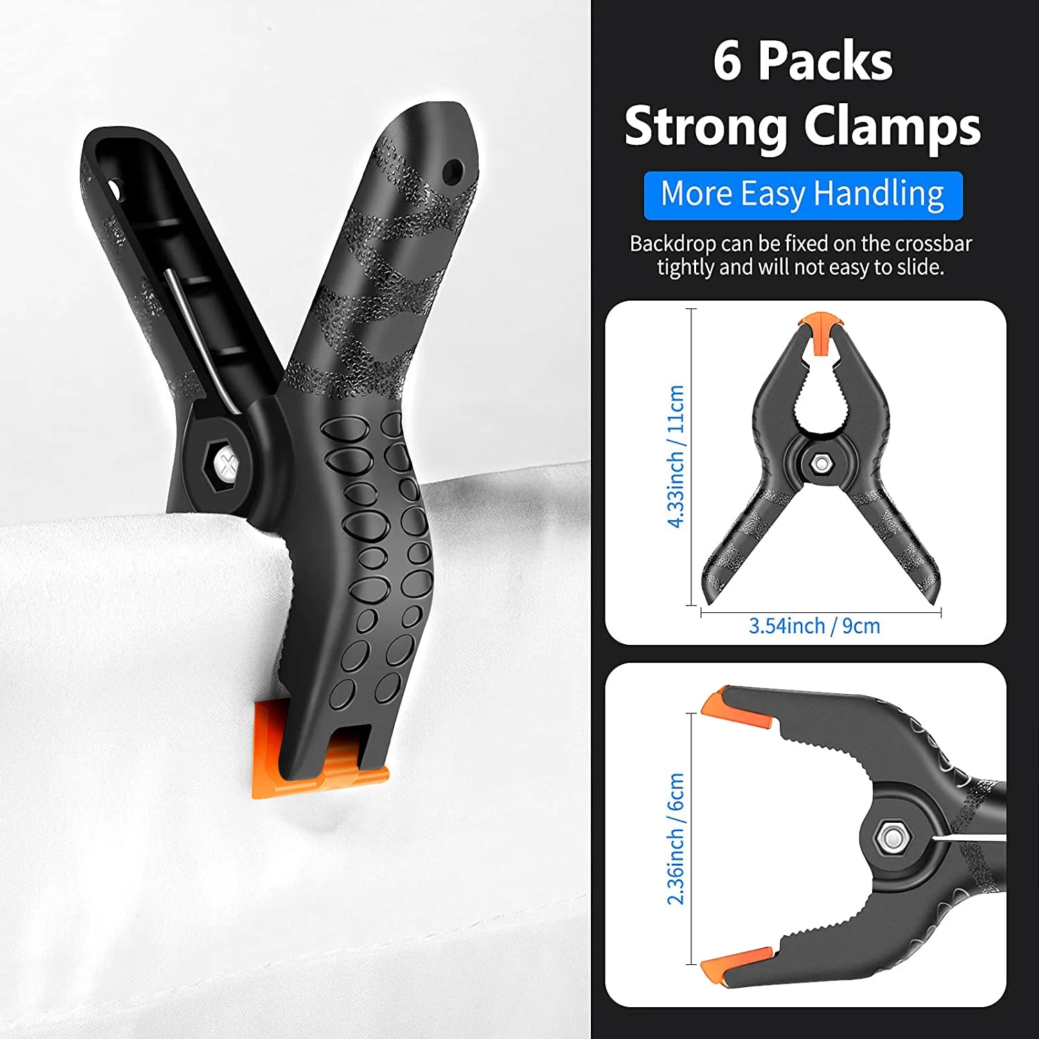 NEEWER NK100 2.6x3M Background Support System Lighting Kit - Image 7