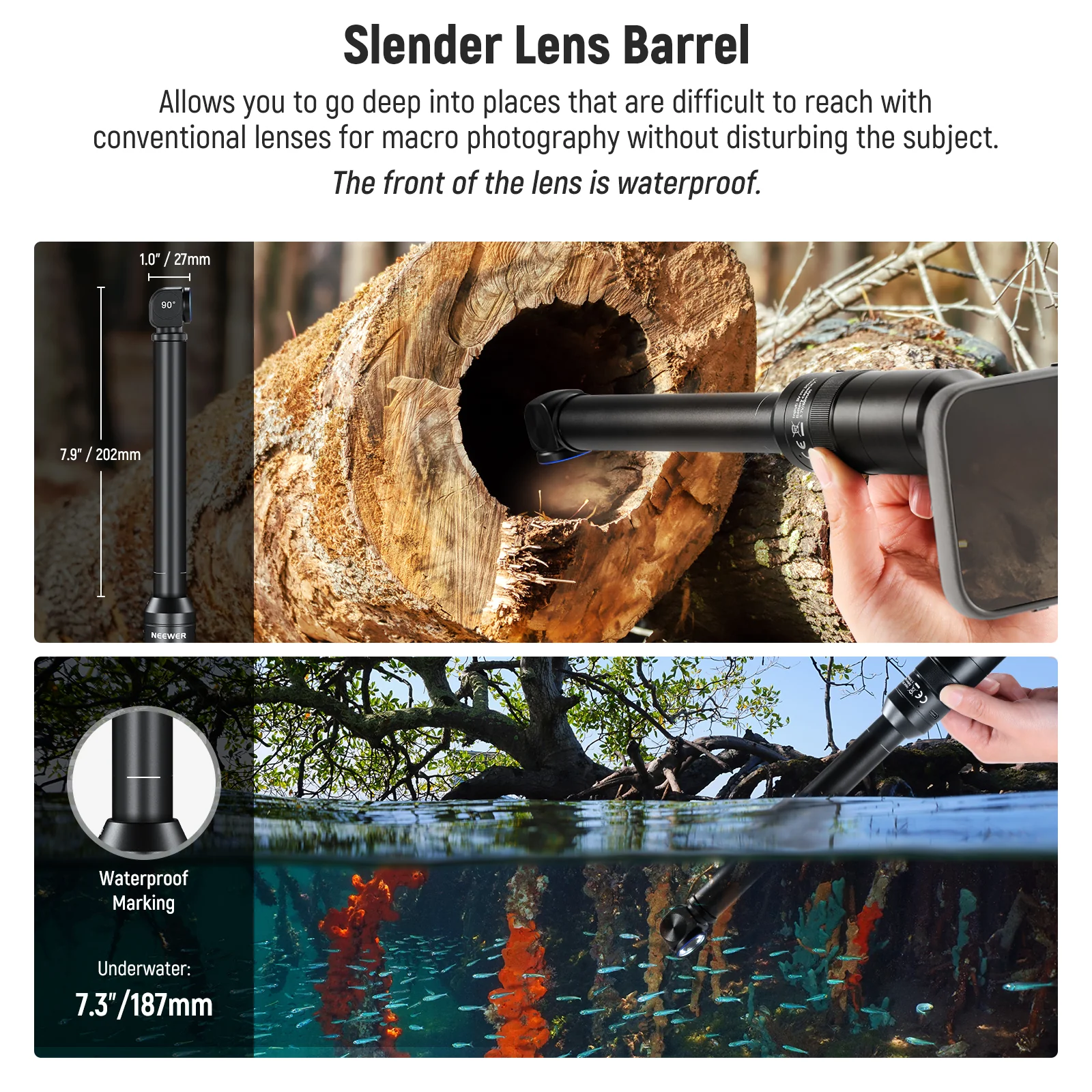 NEEWER LS-51 18mm 2x Macro Probe Lens with 17mm Thread - Image 15