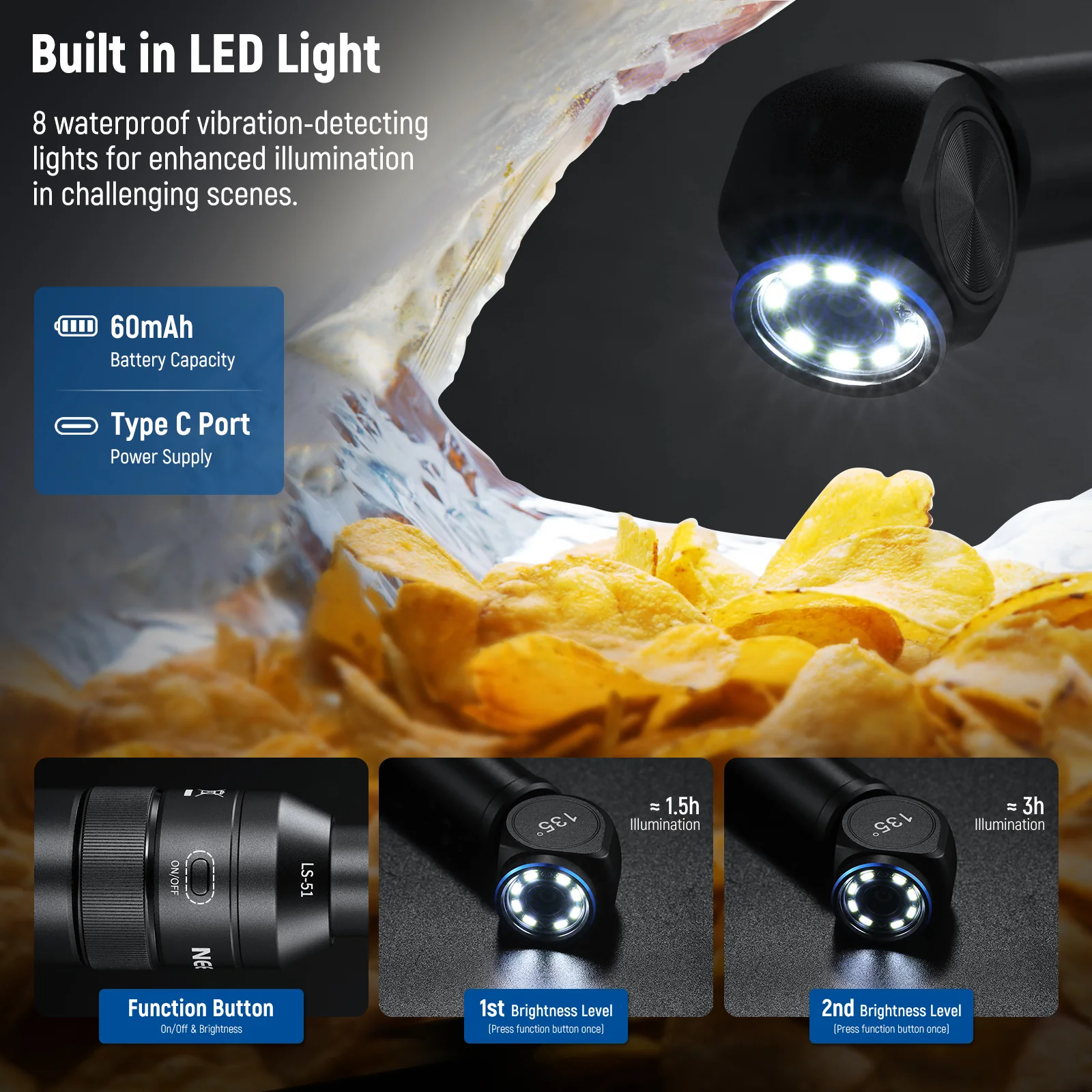 NEEWER LS-51 18mm 2x Macro Probe Lens with 17mm Thread - Image 19