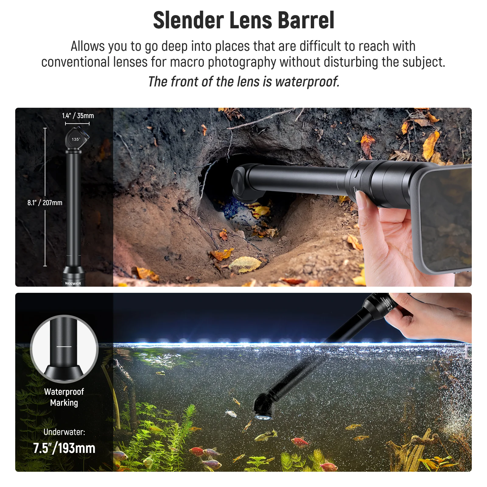 NEEWER LS-51 18mm 2x Macro Probe Lens with 17mm Thread - Image 22