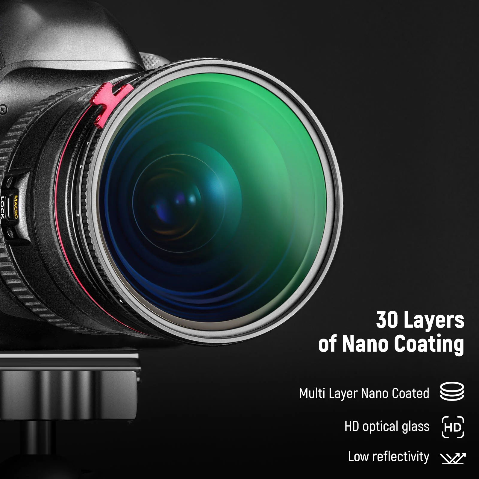 NEEWER 2 in 1 Black Diffusion 1/4 Effect with ND2-ND32 Variable ND Filter - Image 7