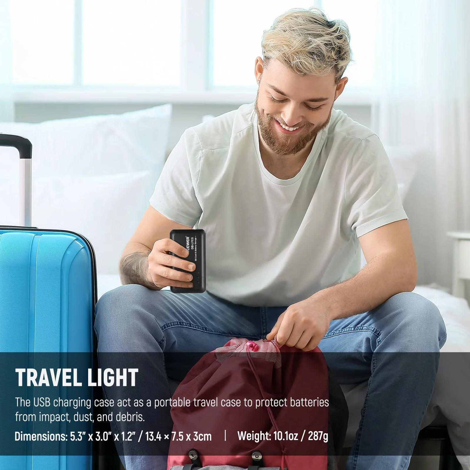 NEEWER 2 Pack LP-E6/E6N Canon Replacement Batteries Set - Image 7