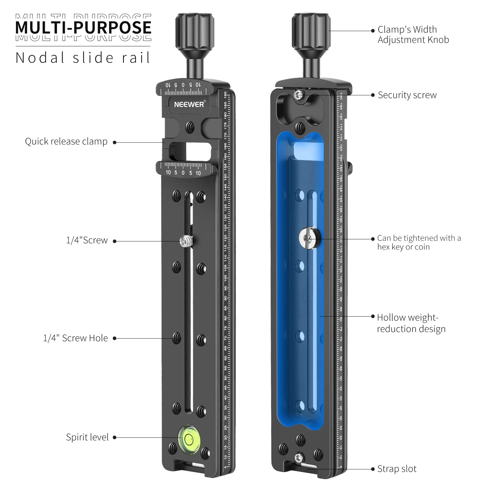 NEEWER GM-NA-200 Nodal Rail Slide - Image 4