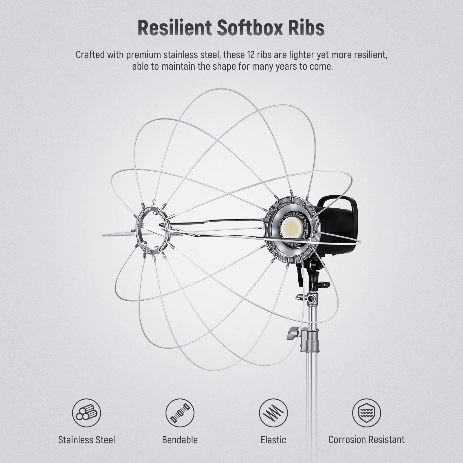 NEEWER NS50L/NS65L/NS90L Lantern Softbox One Step Quick Release - Image 6