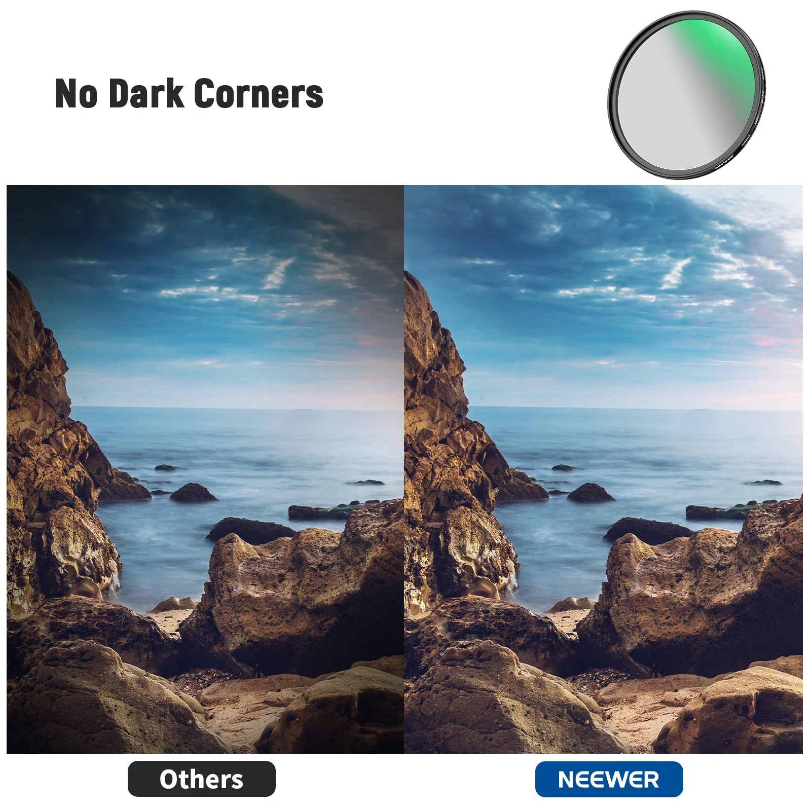 NEEWER 3 Stop HD Soft GND8 Lens Filter - Image 4