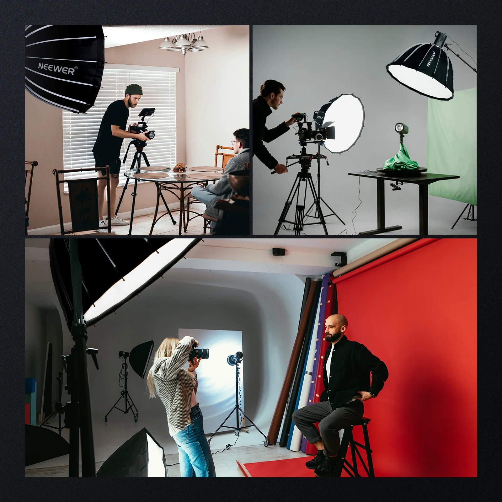 NEEWER 65CM/85CM/120CM Parabolic Softbox - Image 13