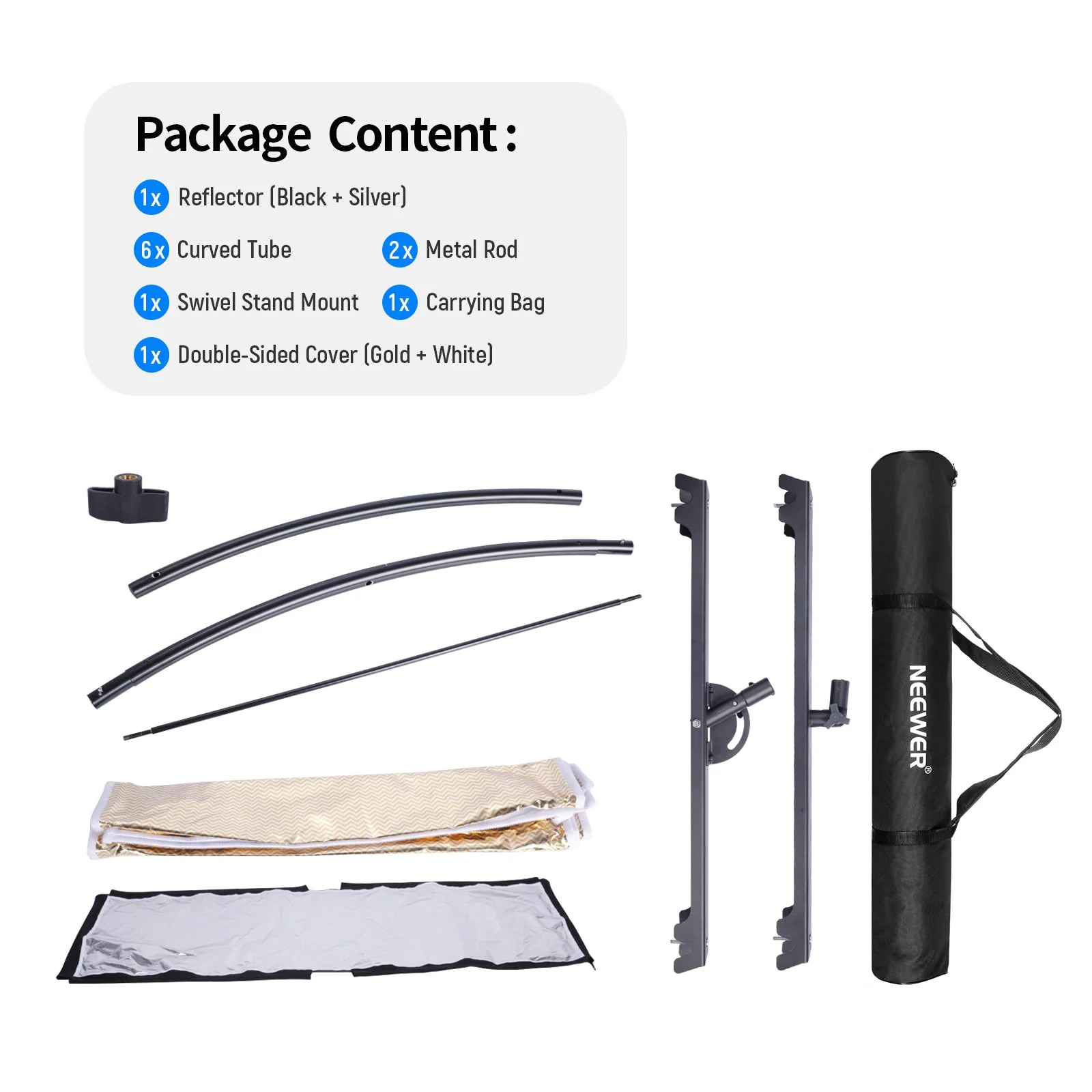 NEEWER Clamshell Light Reflector Diffuser - Image 9