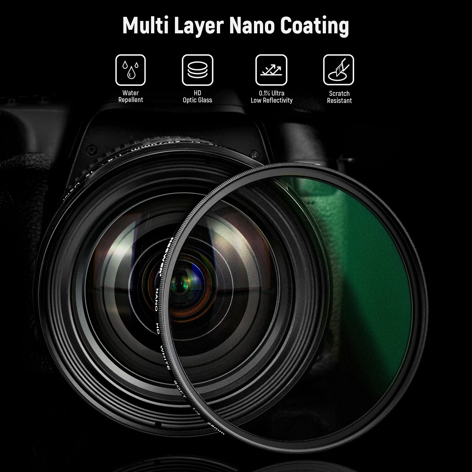 NEEWER Soft White Diffusion 1/4 Filter - Image 5