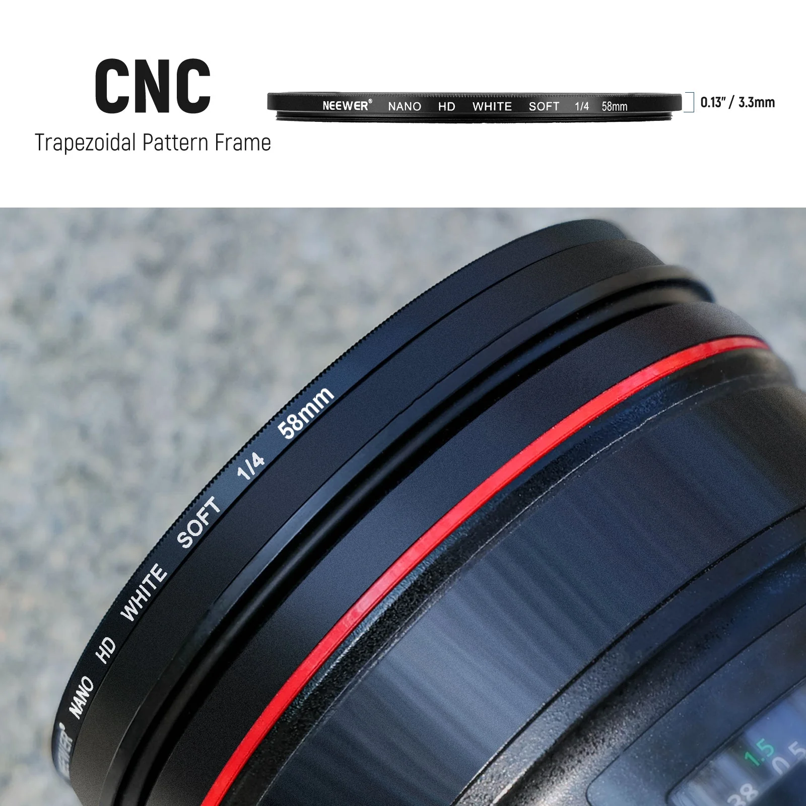 NEEWER Soft White Diffusion 1/4 Filter - Image 7