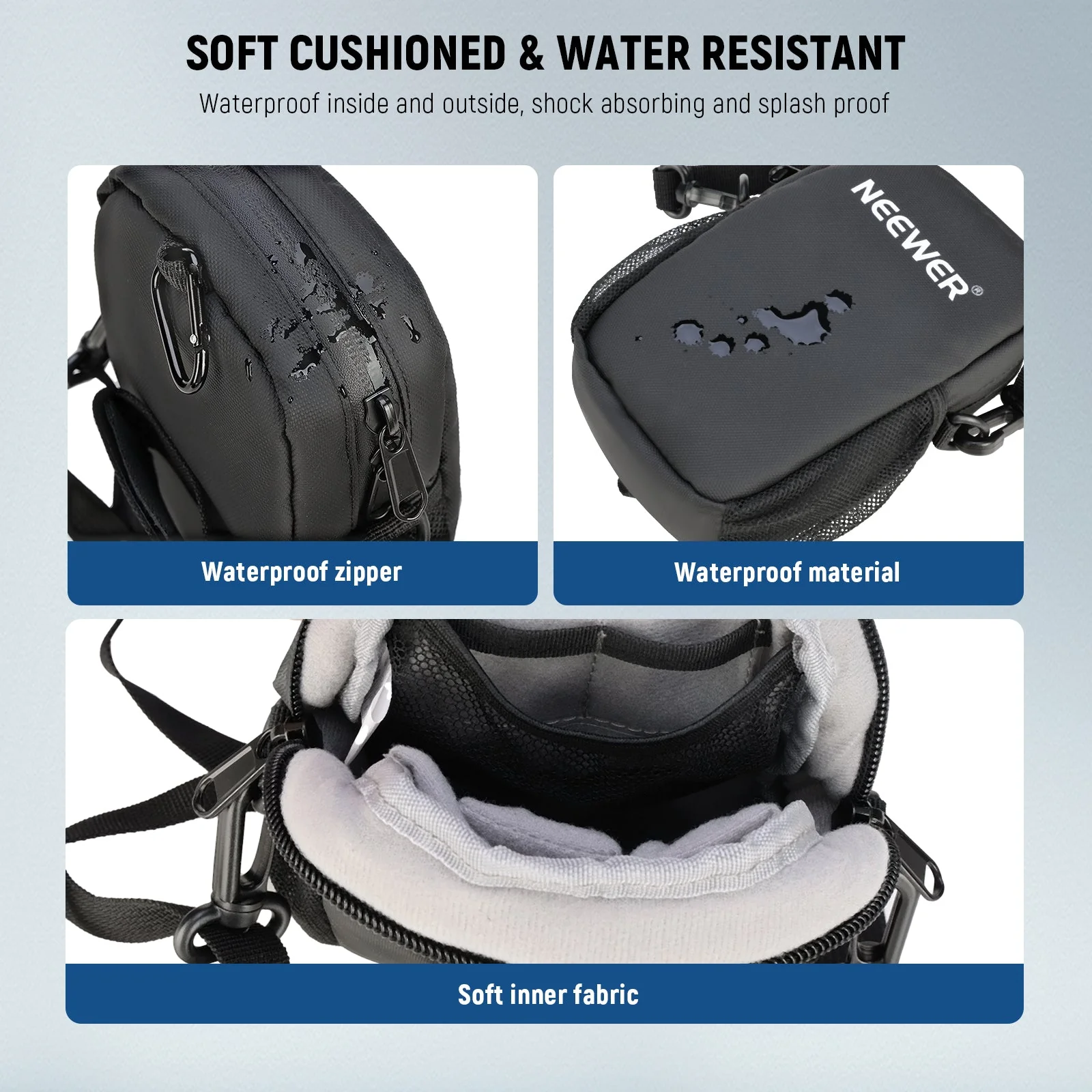 NEEWER BASICS PB13 Camera Sling Bag Crossbody For DJI Osmo Pocket 3 - Image 3