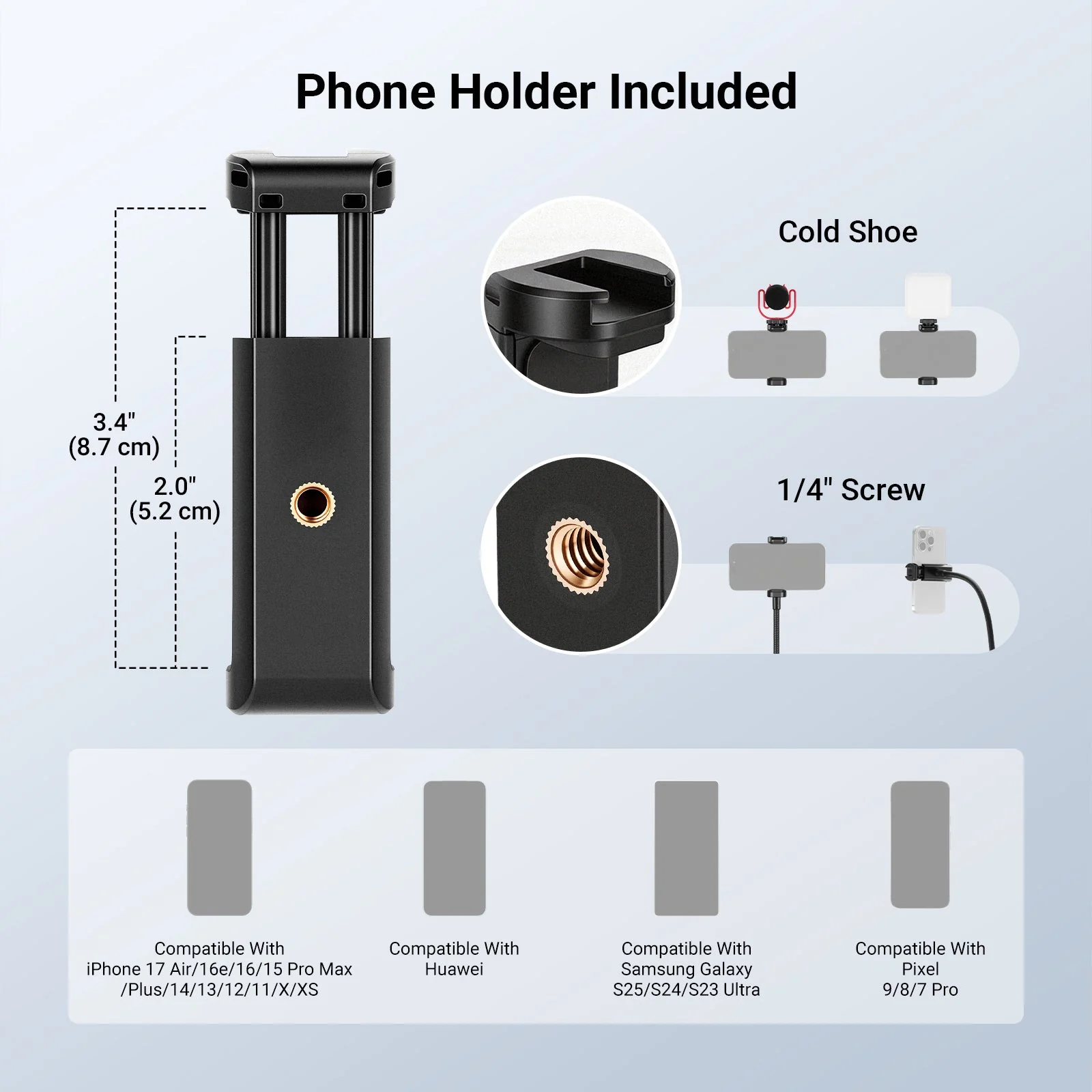 NEEWER BASICS ST014 Phone Tripod Stand - Image 4