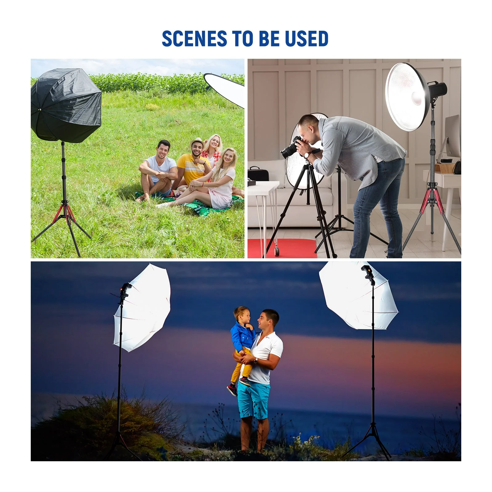 NEEWER ST210R 220cm Carbon Fiber Light Stand - Image 8