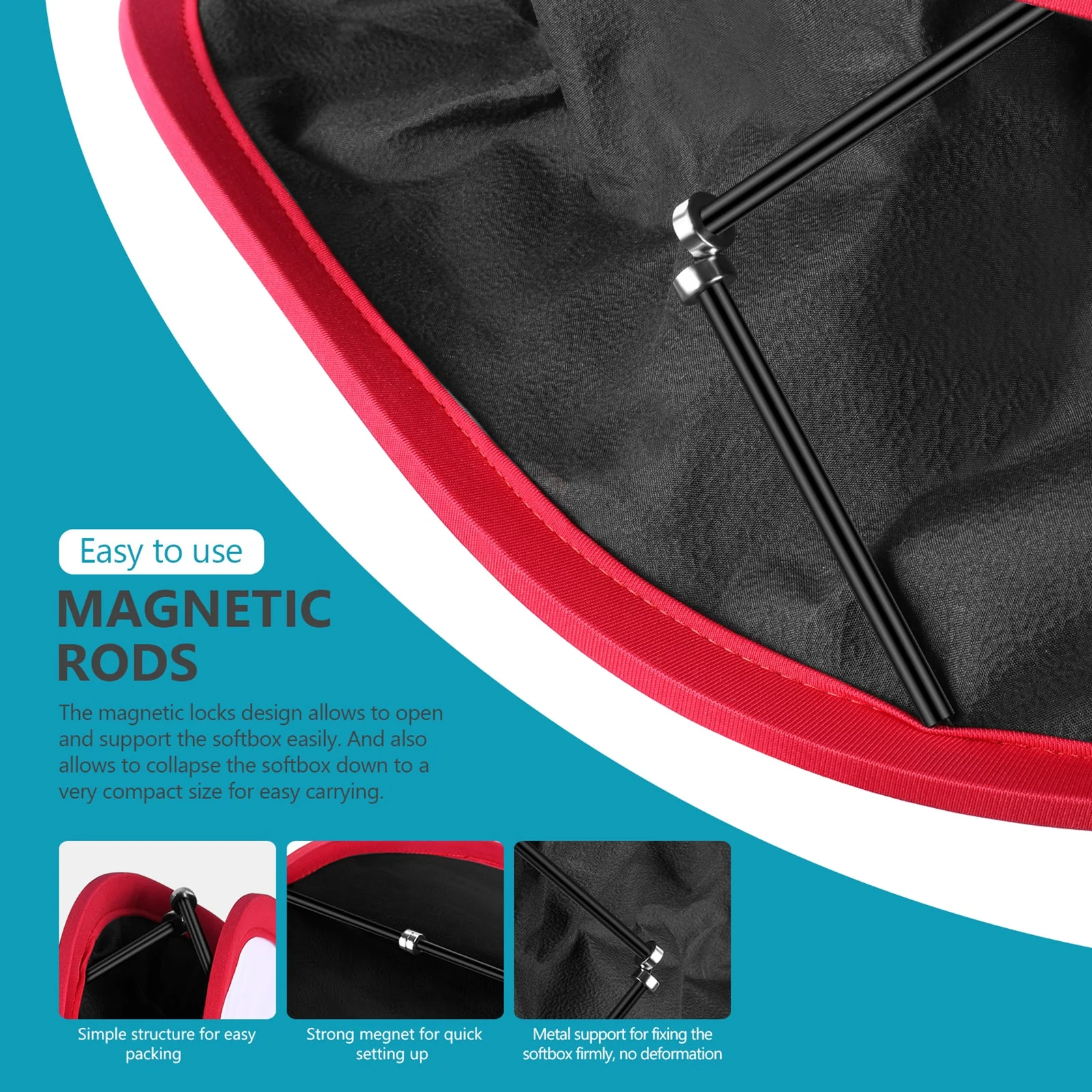 NEEWER Collapsible Softbox For NEEWER 480/660/530 Panel light - Image 4