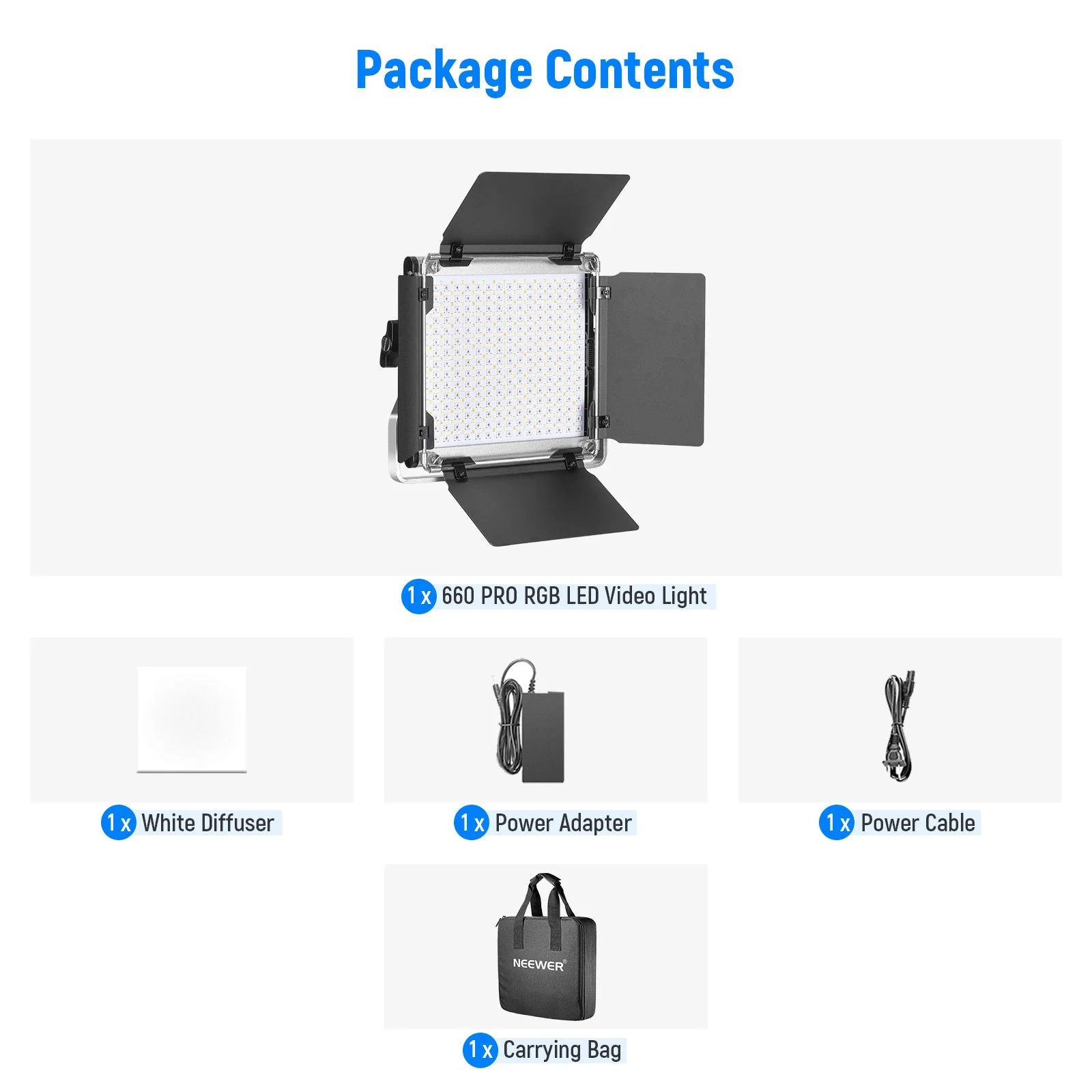 NEEWER Upgraded RGB660 PRO II LED Video Light - Image 9