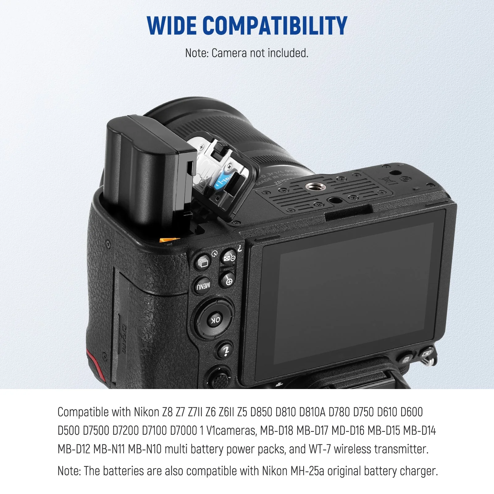 NEEWER EN-EL15c Replacement Battery and USB Charger Set - Image 3