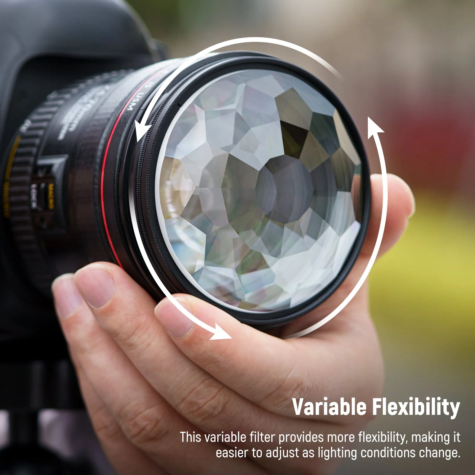 NEEWER FL-E1 Kaleidoscope Prism Lens Filter - Image 5
