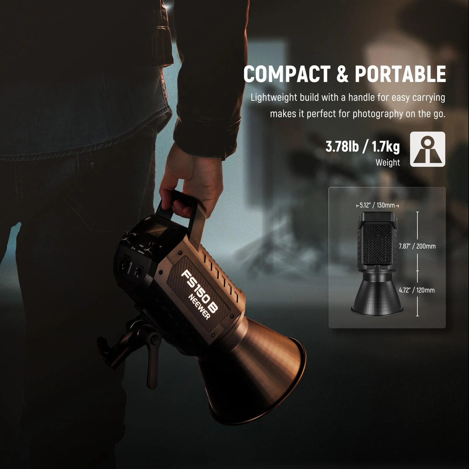 NEEWER FS150B 130W Bi-Color LED Video Light - Image 3