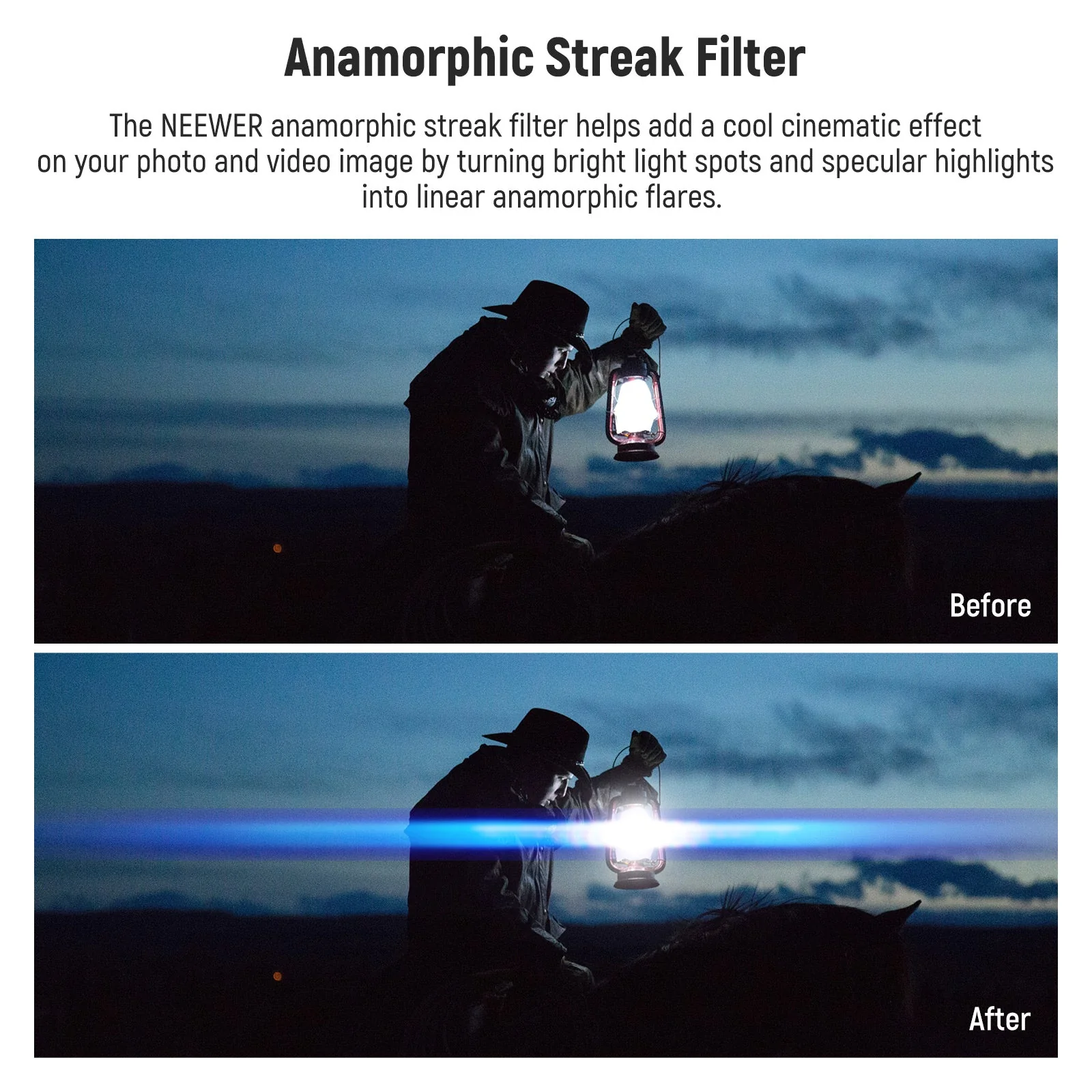 NEEWER HD Blue Streak Filter - Image 3