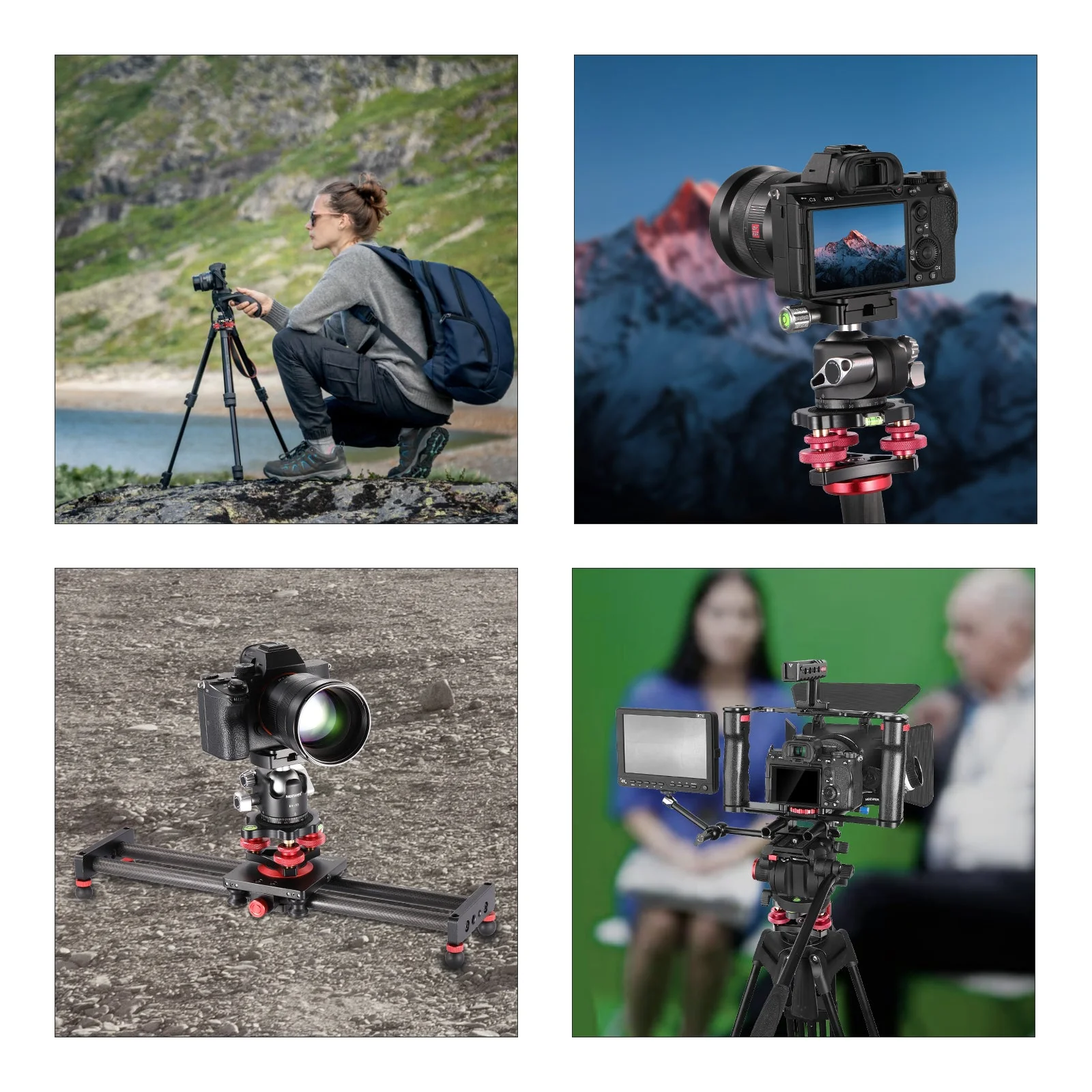 NEEWER LP64 Tripod Head Leveling Base Camera Leveler - Image 8