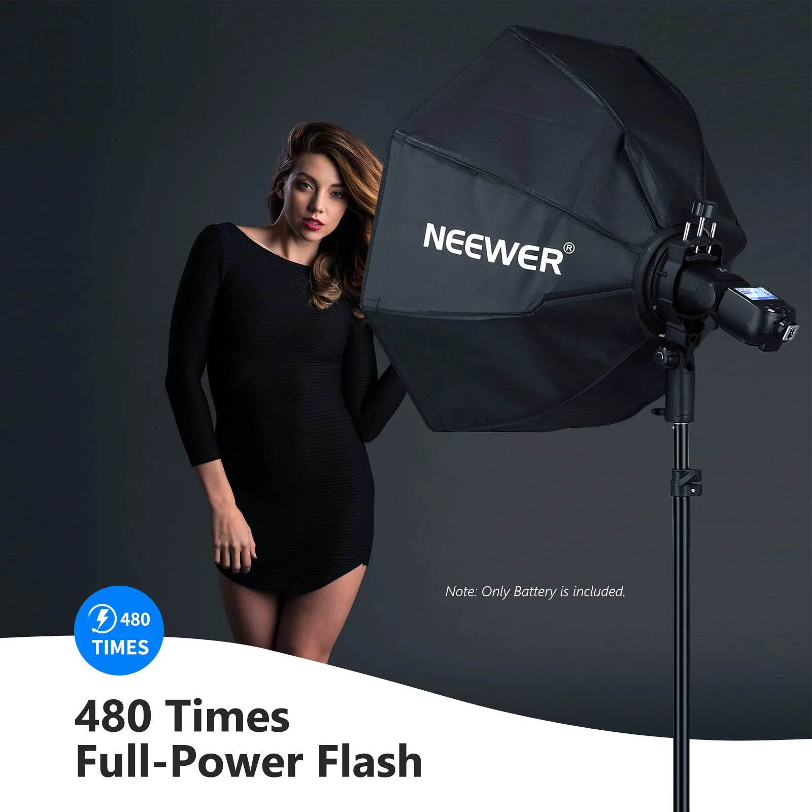 NEEWER NB-Z1 7.4V/2600mAH Replacement Lithium Battery for Flash Speedlite - Image 3
