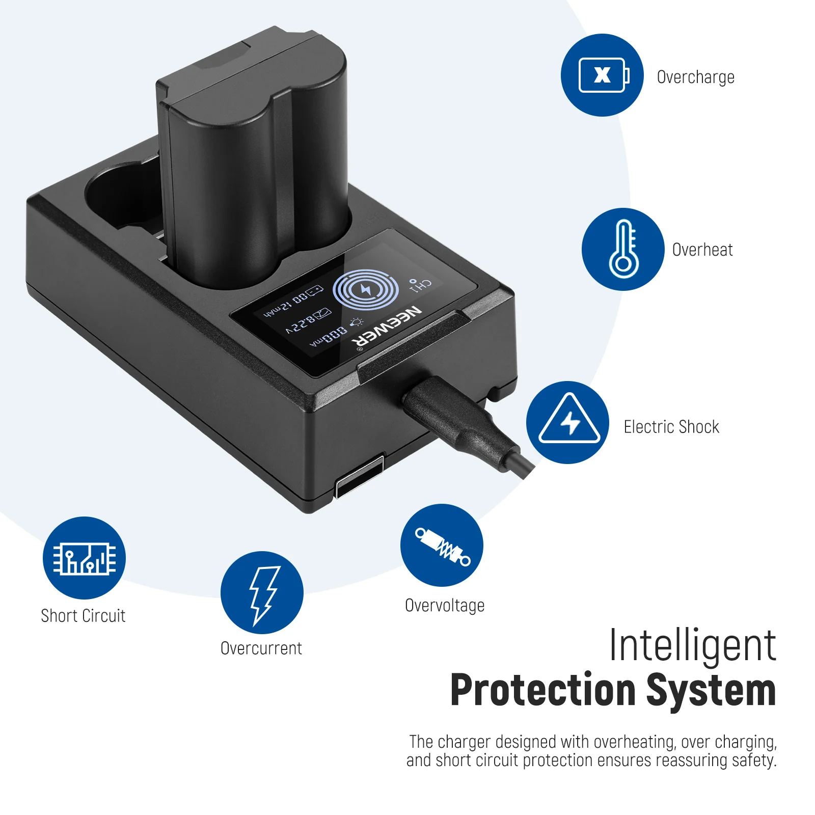 NEEWER NP-W235 Camera Battery Charger Set - Image 7