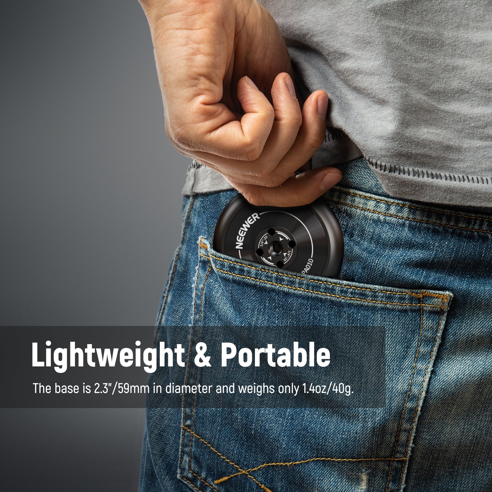 NEEWER PA010 Magnetic Phone Tripod Mount Adapter for iPhone MagSafe - Image 6