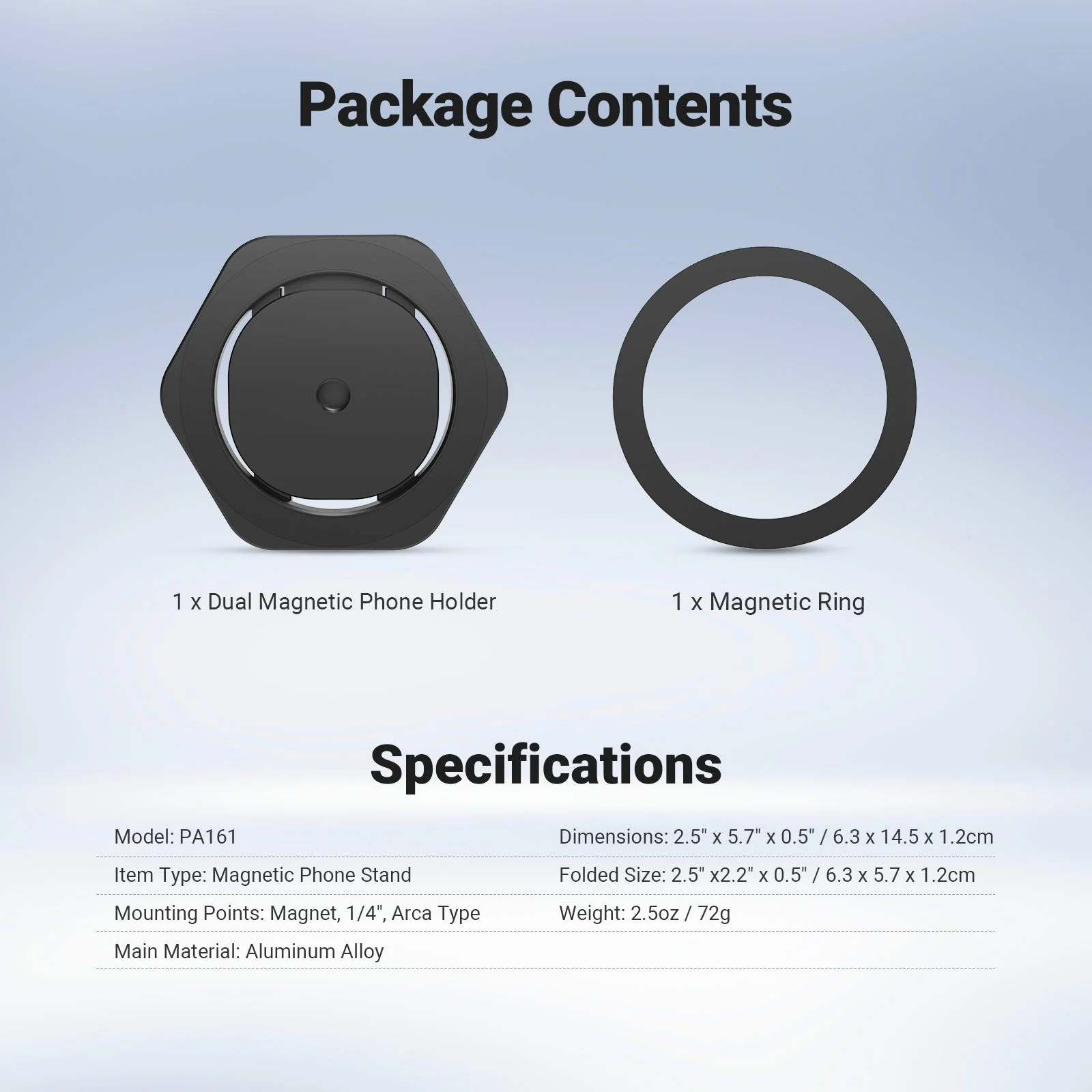 NEEWER PA161 Dual Magnetic Phone Holder - Image 7