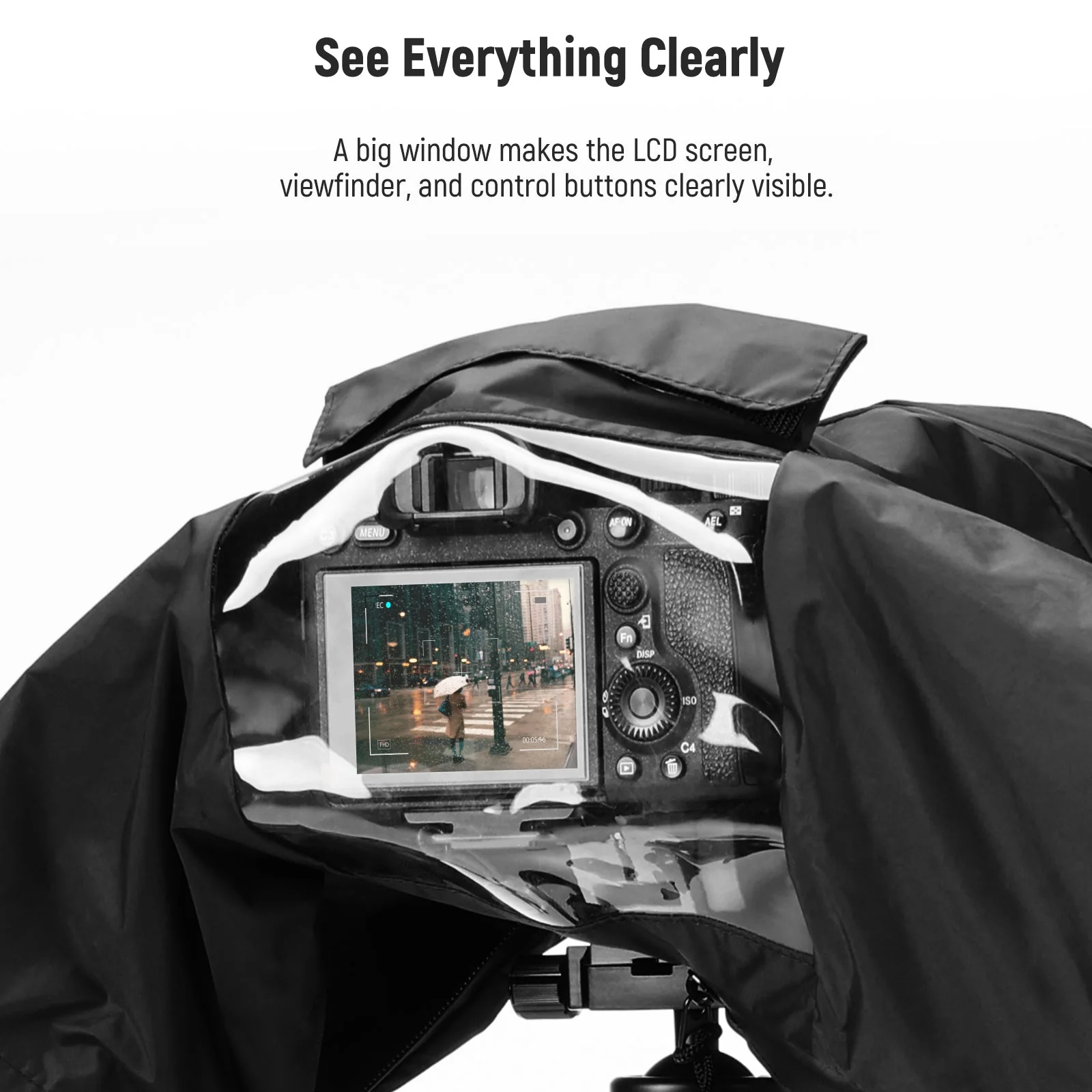 NEEWER PB003/PB004/PB008 Camera Rain Cover - Image 5