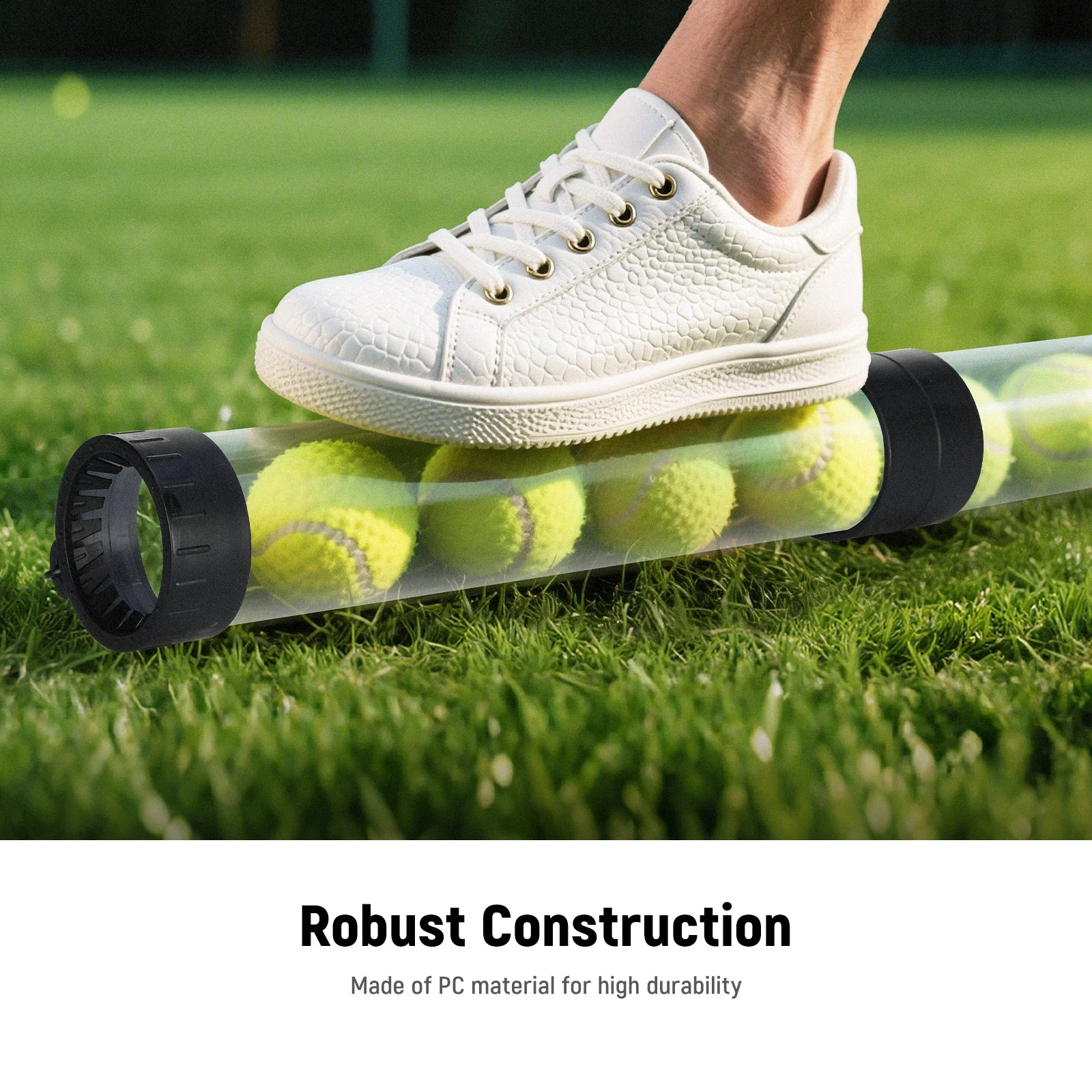 NEEWER PB01S Ball Retriever Tube Hopper for Tennis Balls & Pickleballs - Image 7