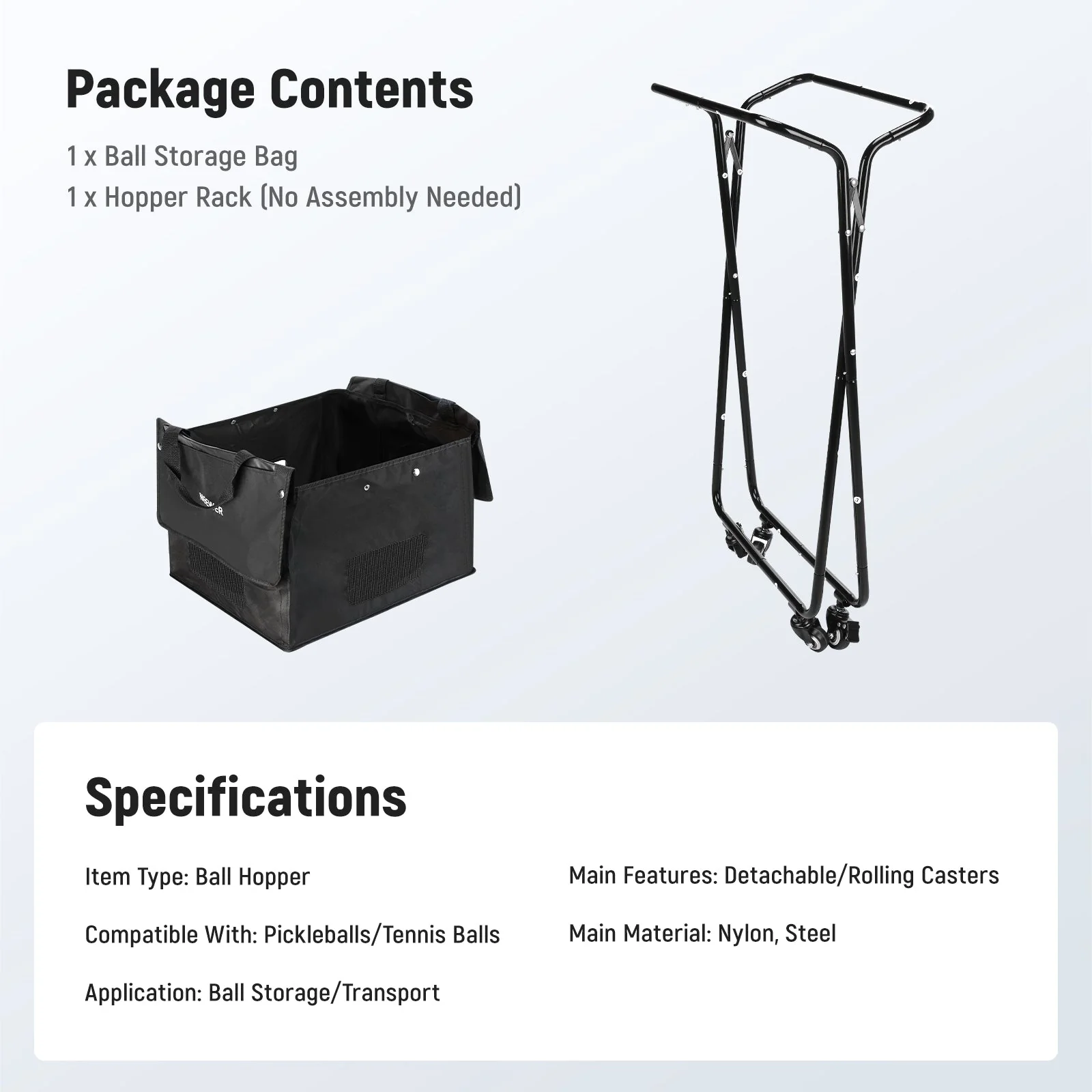 NEEWER PB01X Tennis Ball Hopper - Image 8