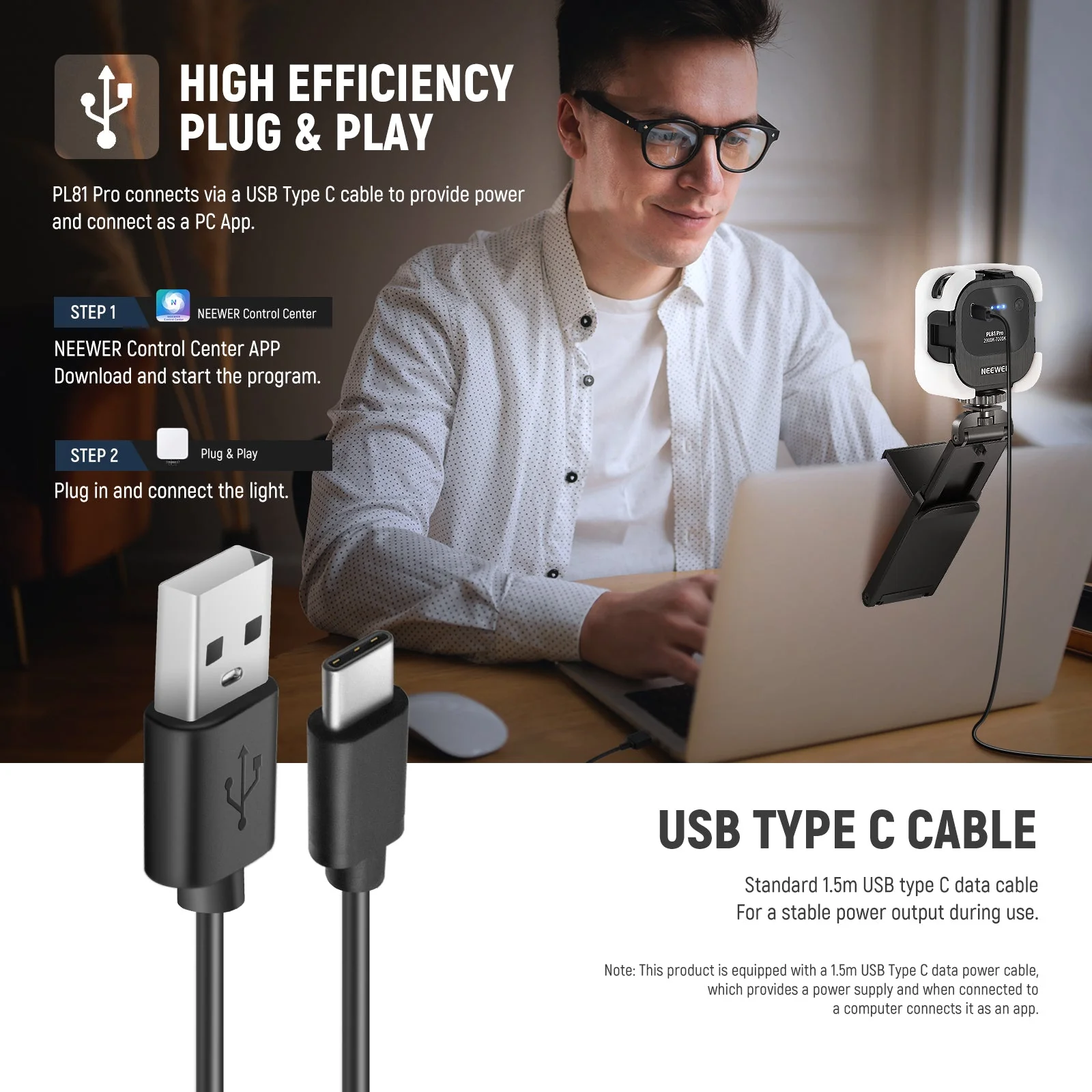 NEEWER PL81 PRO Professional LED Streaming Light - Image 6