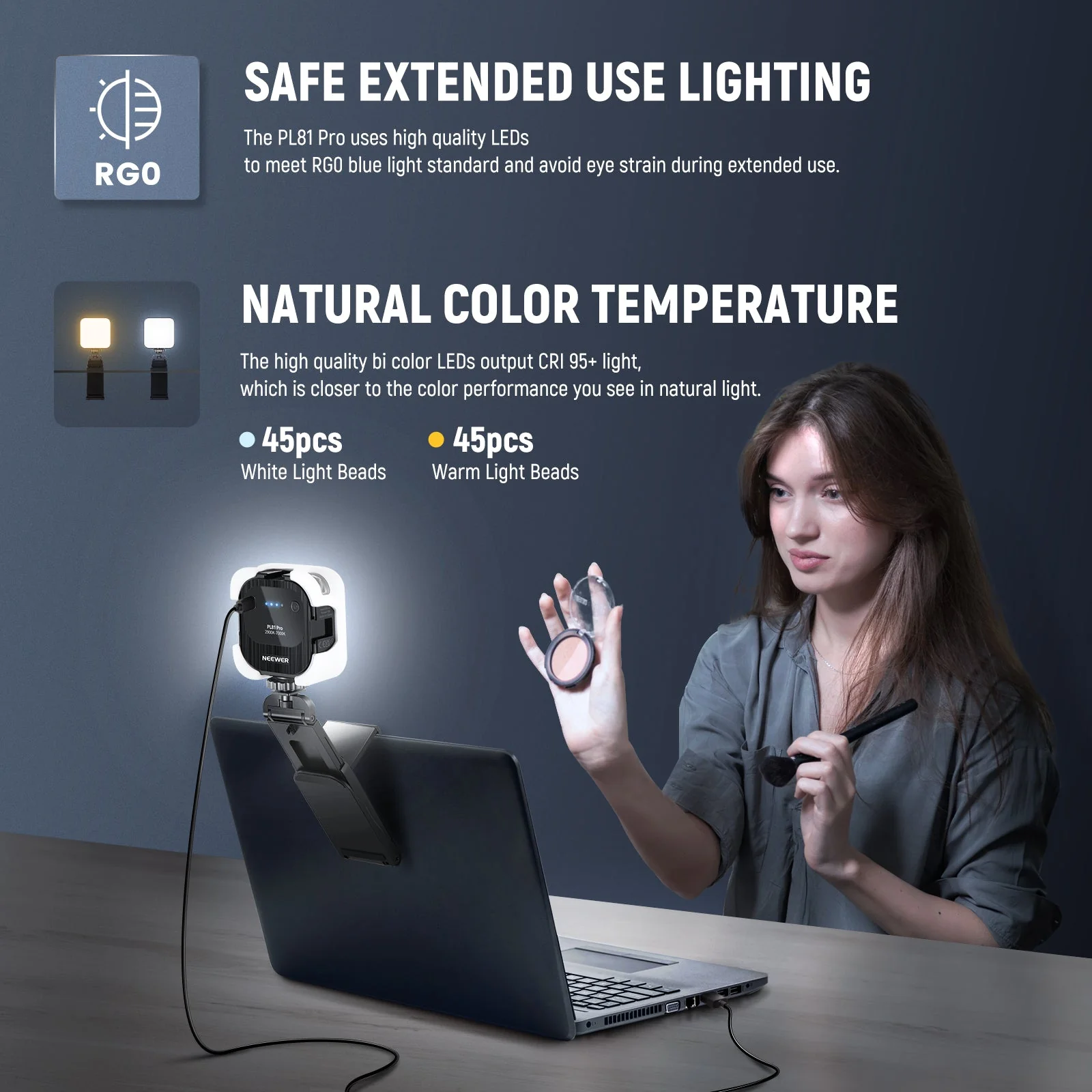NEEWER PL81 PRO Professional LED Streaming Light - Image 7