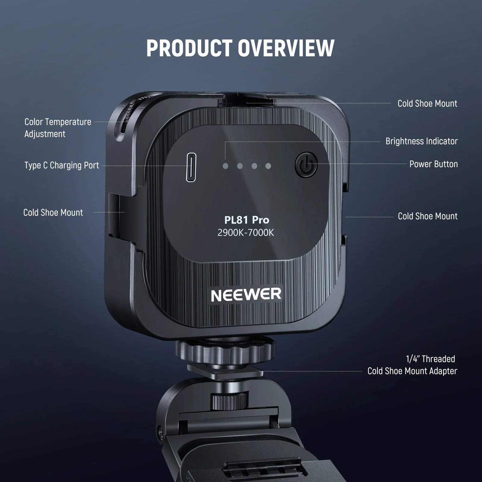 NEEWER PL81 PRO Professional LED Streaming Light - Image 9