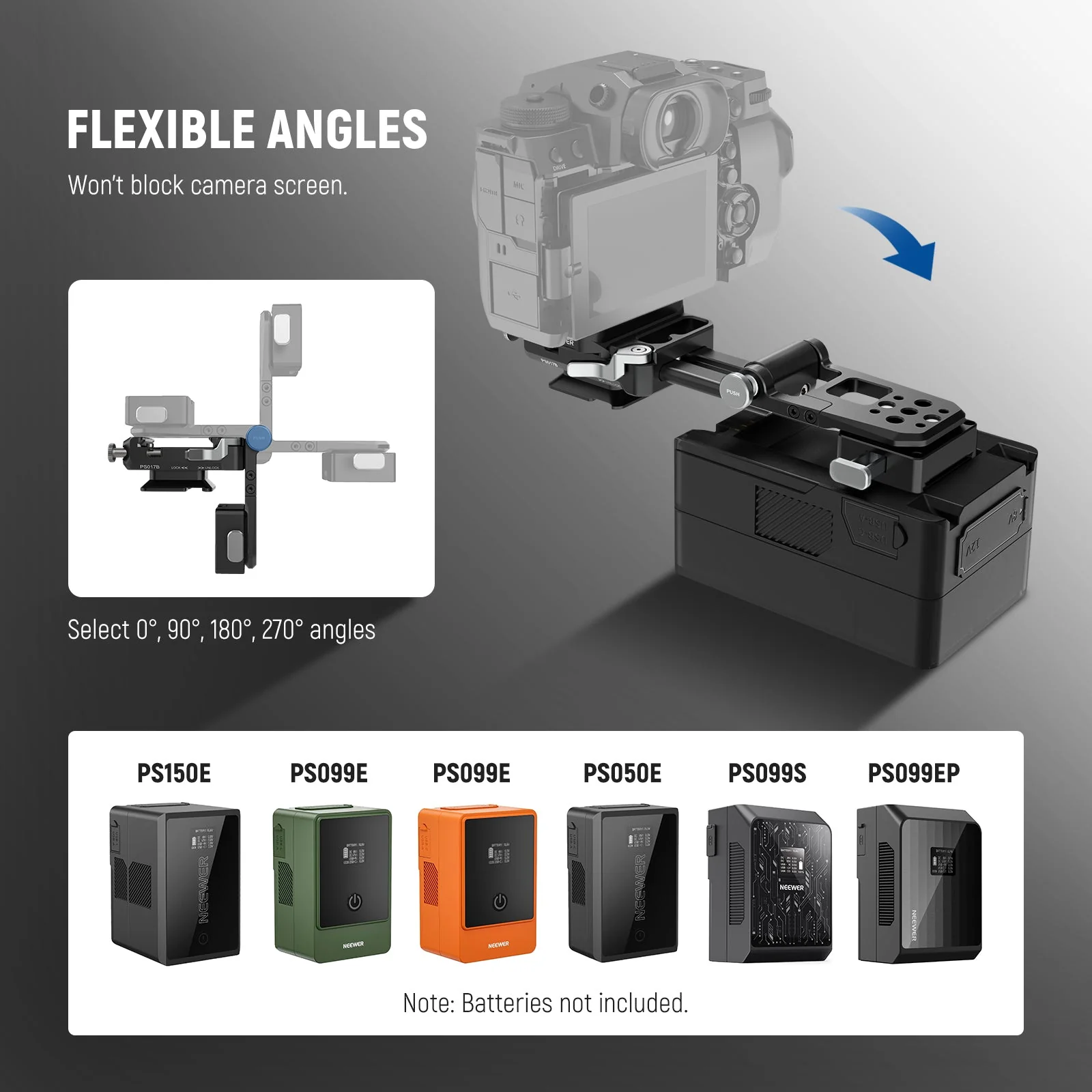 NEEWER PS017B V Mount Battery Plate - Image 4