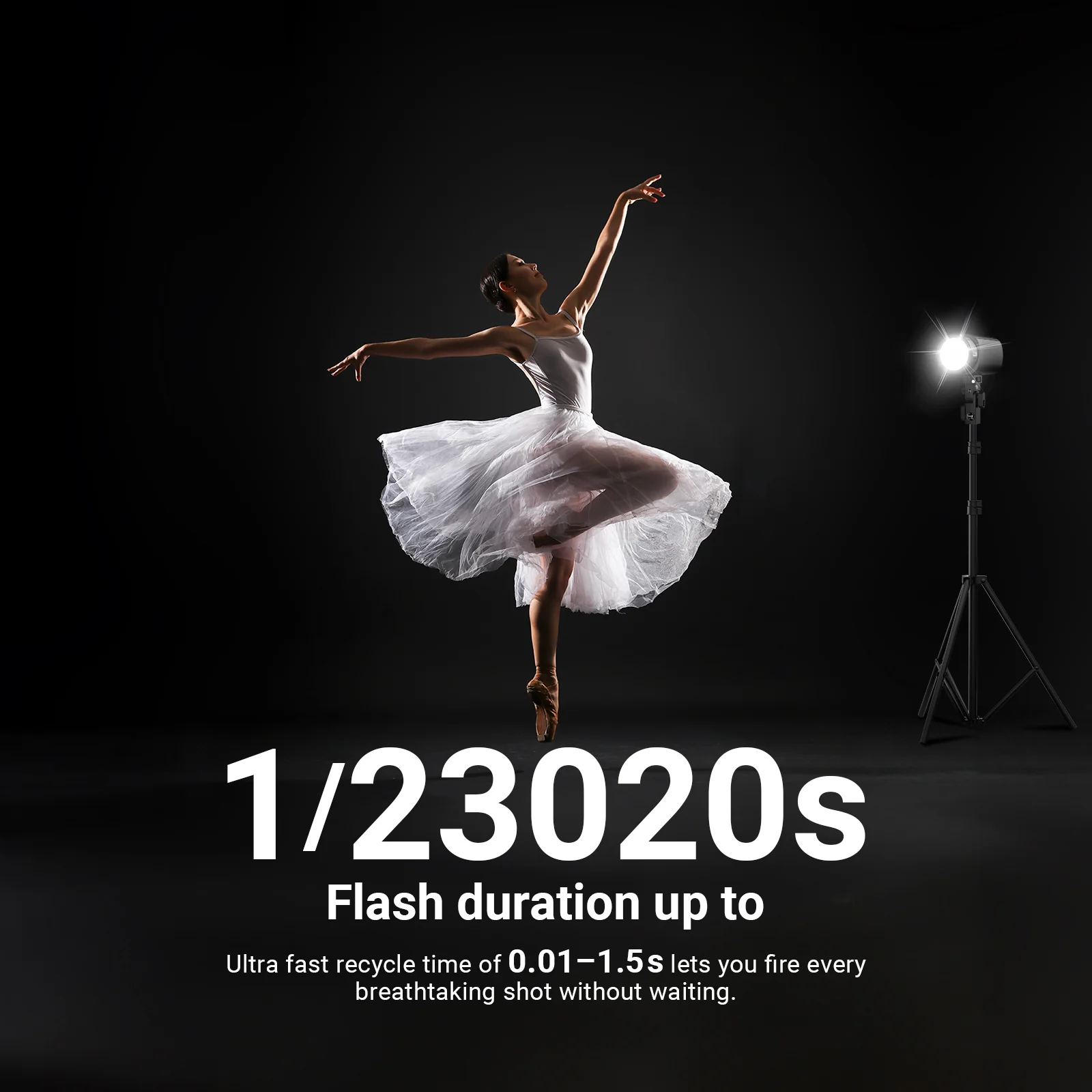 NEEWER Q120 120Ws 2.4G TTL Outdoor Studio Flash - Image 6