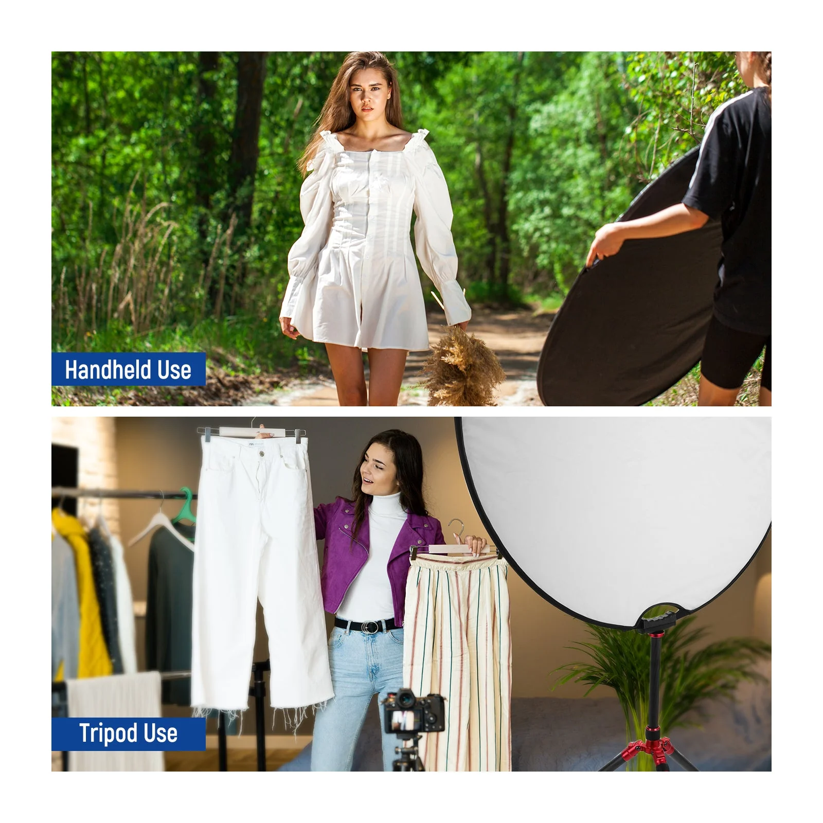 NEEWER RF-80II 5 in 1 Handheld Foldable Light Reflector Kit - Image 4