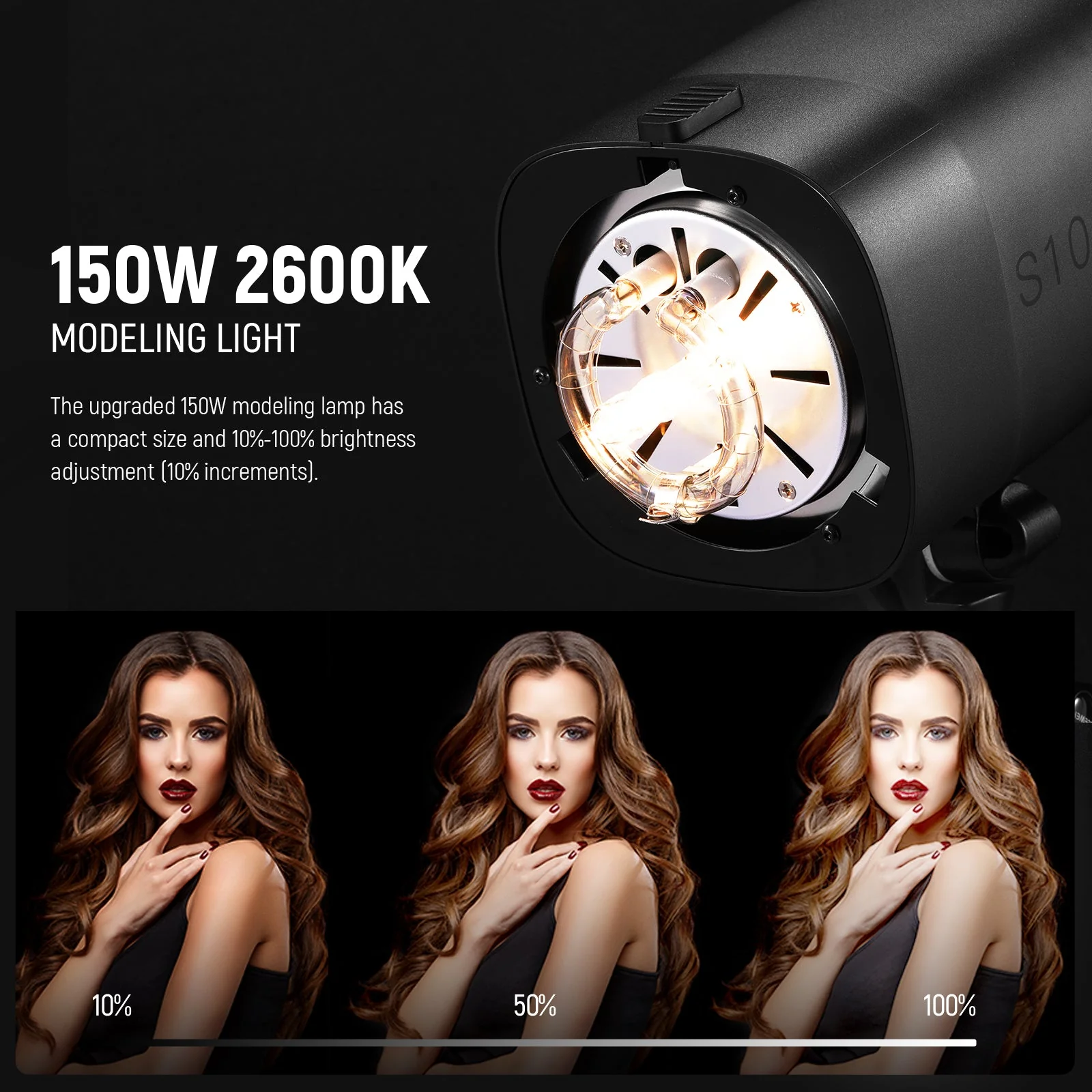 NEEWER S101-300W PRO Strobe Flash Light - Image 3