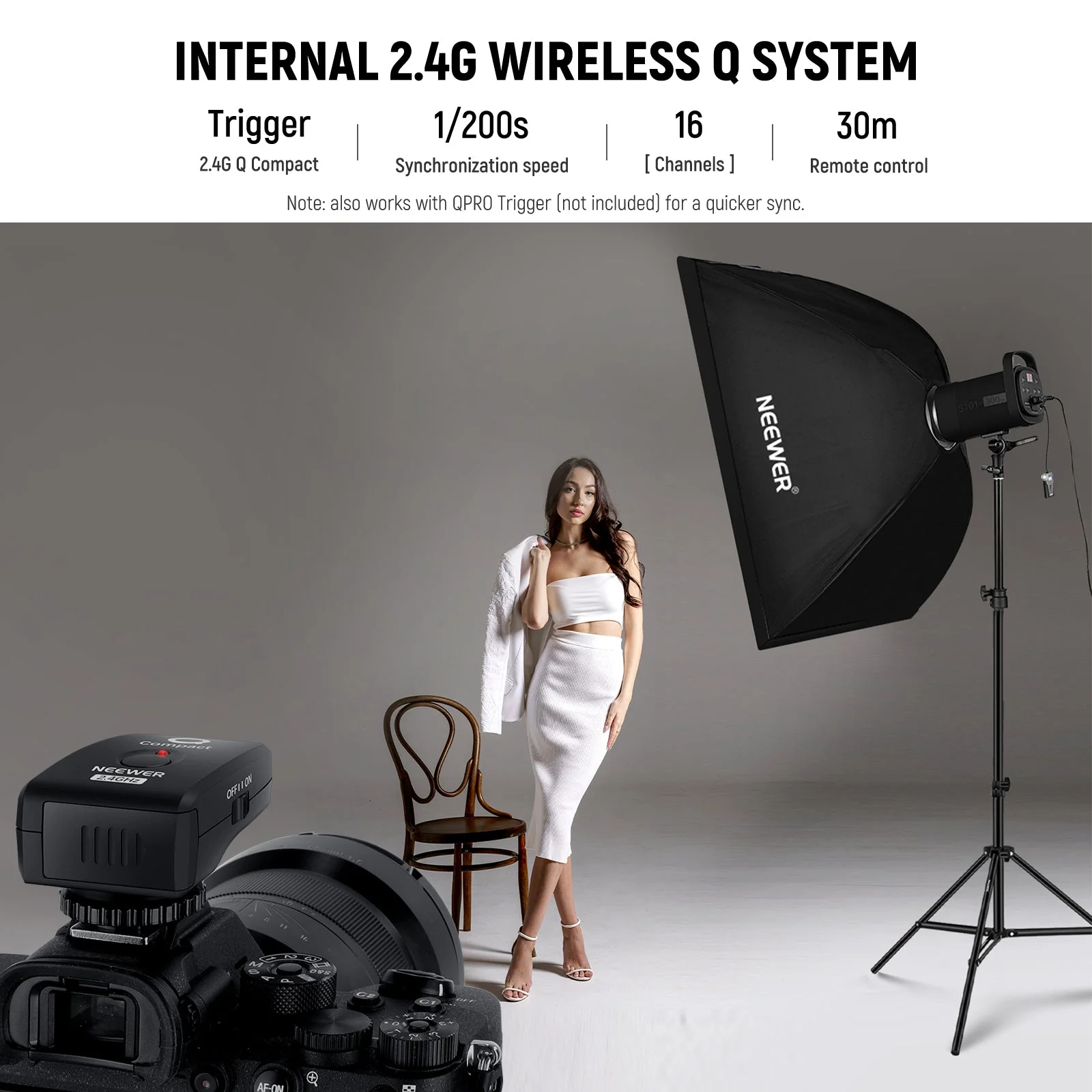 NEEWER S101-300W PRO Strobe Flash Light - Image 5