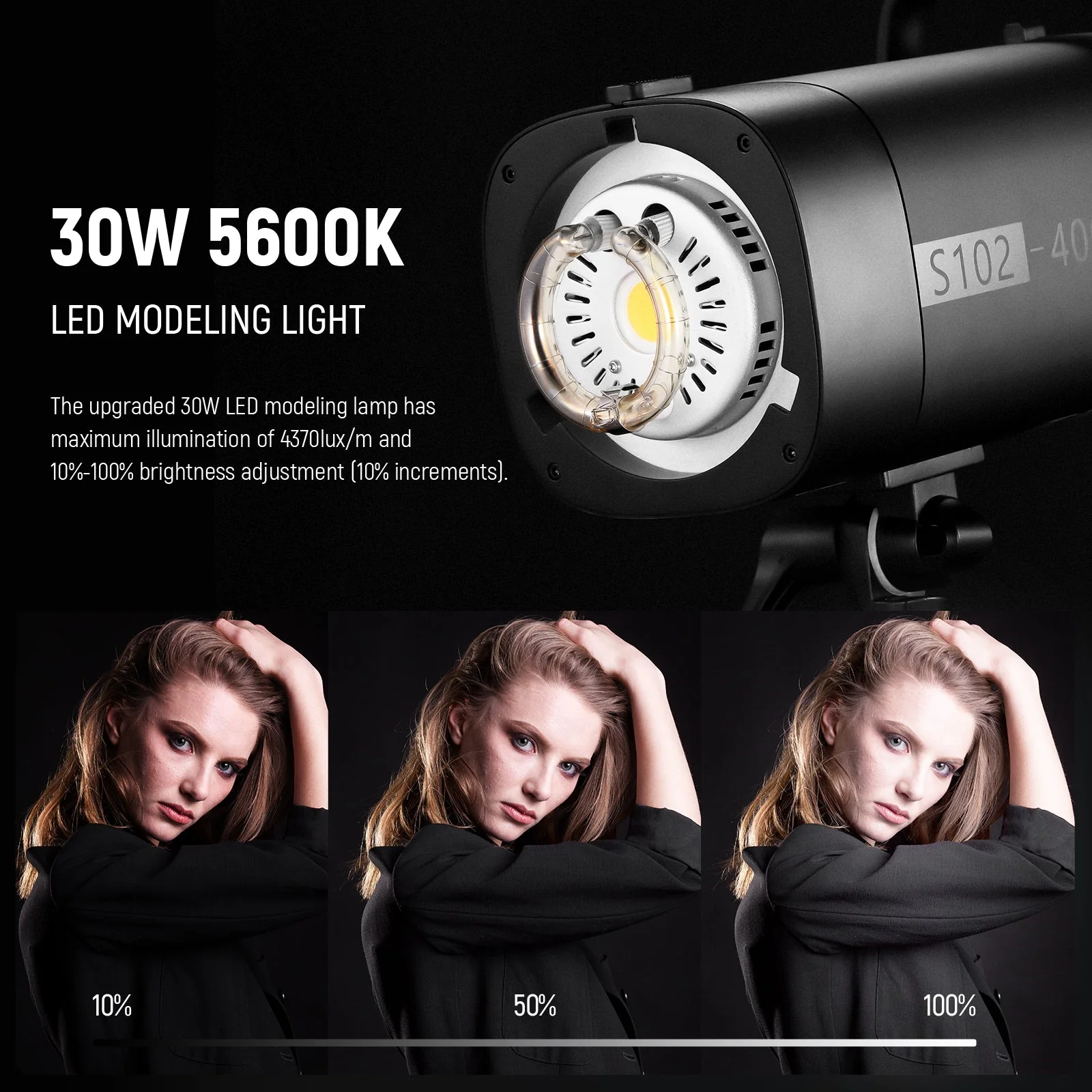 NEEWER S102-400W PRO Strobe Flash Light - Image 3