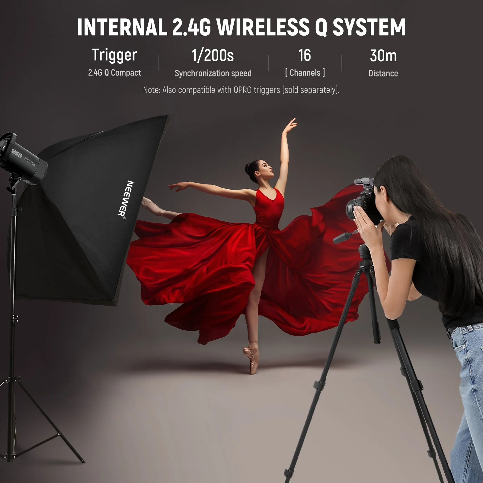 NEEWER S102-400W PRO Strobe Flash Light - Image 5