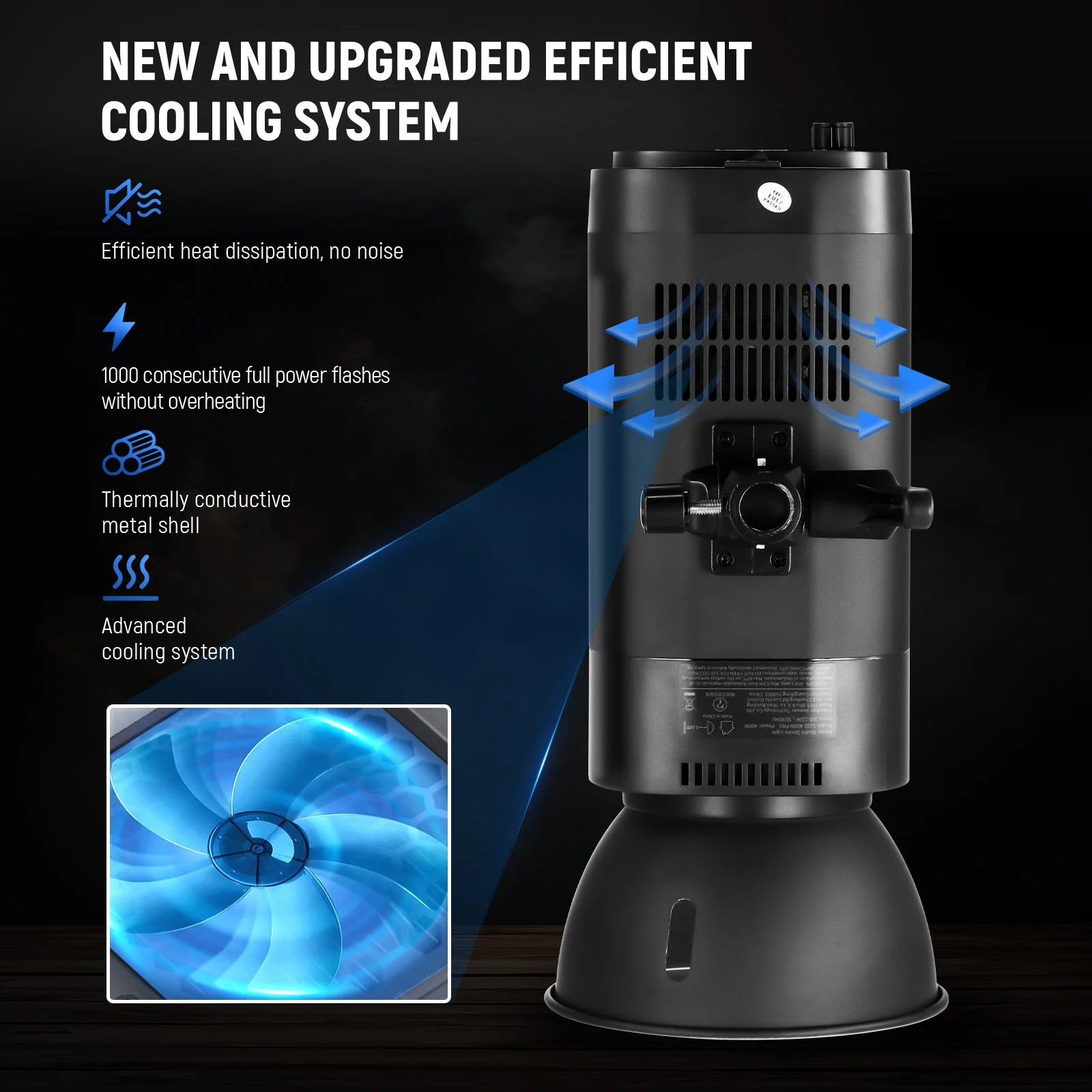 NEEWER S102-400W PRO Strobe Flash Light - Image 6