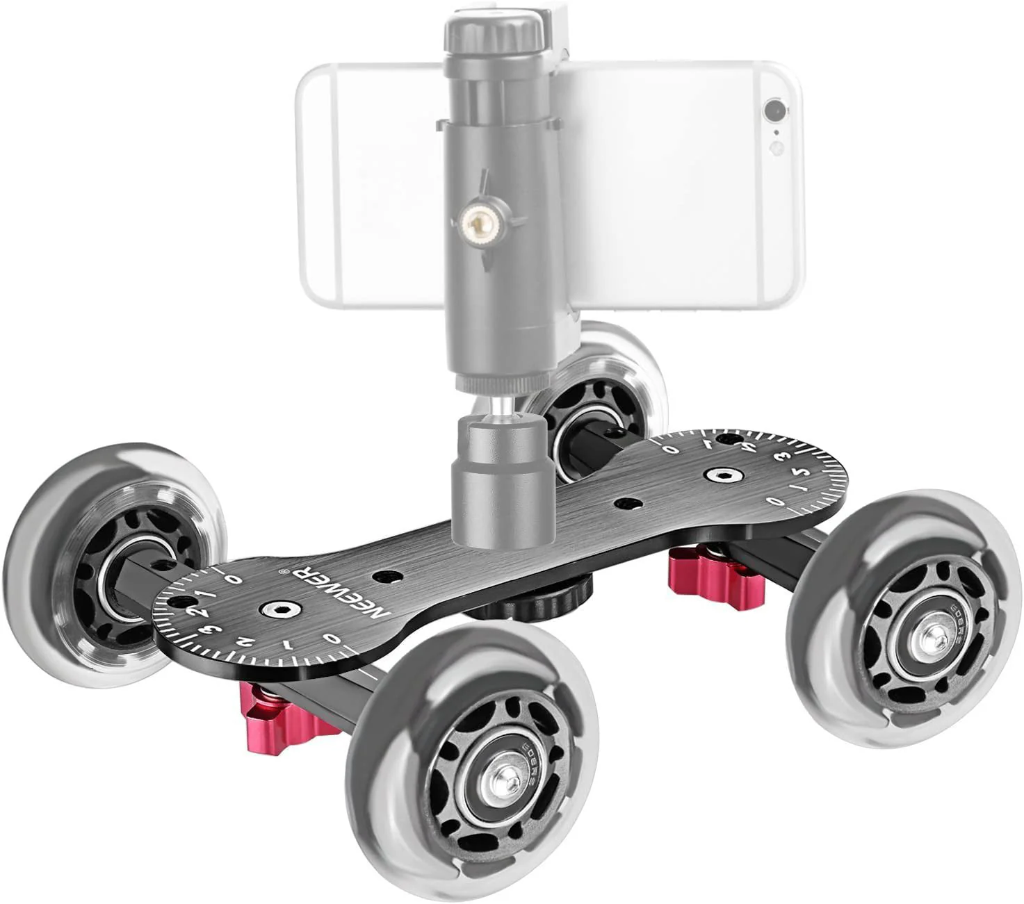 NEEWER Scaled Camera Table Dolly Slider(Black) - Image 3