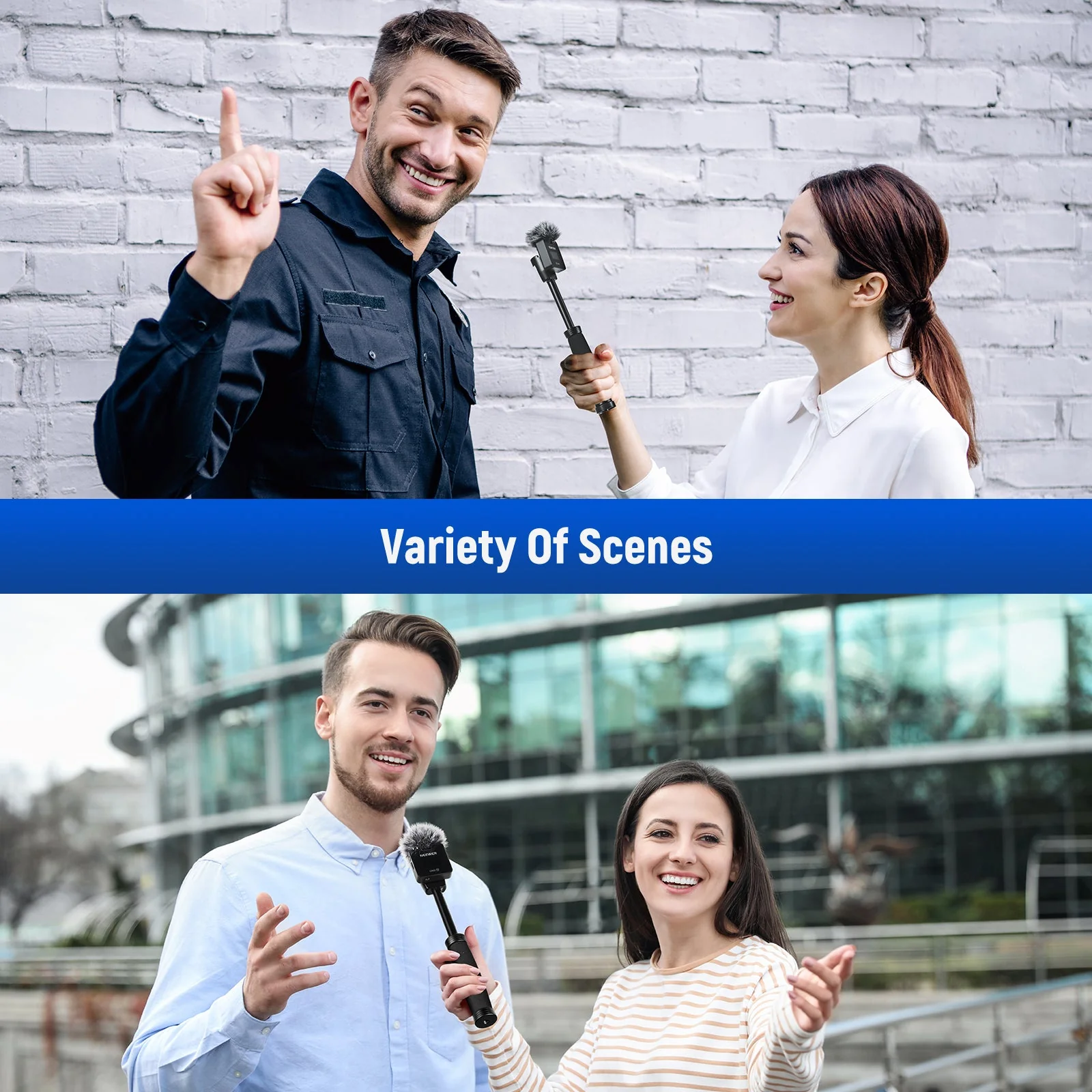 NEEWER Telescoping Interview Mic Handle for Wireless Go - Image 6