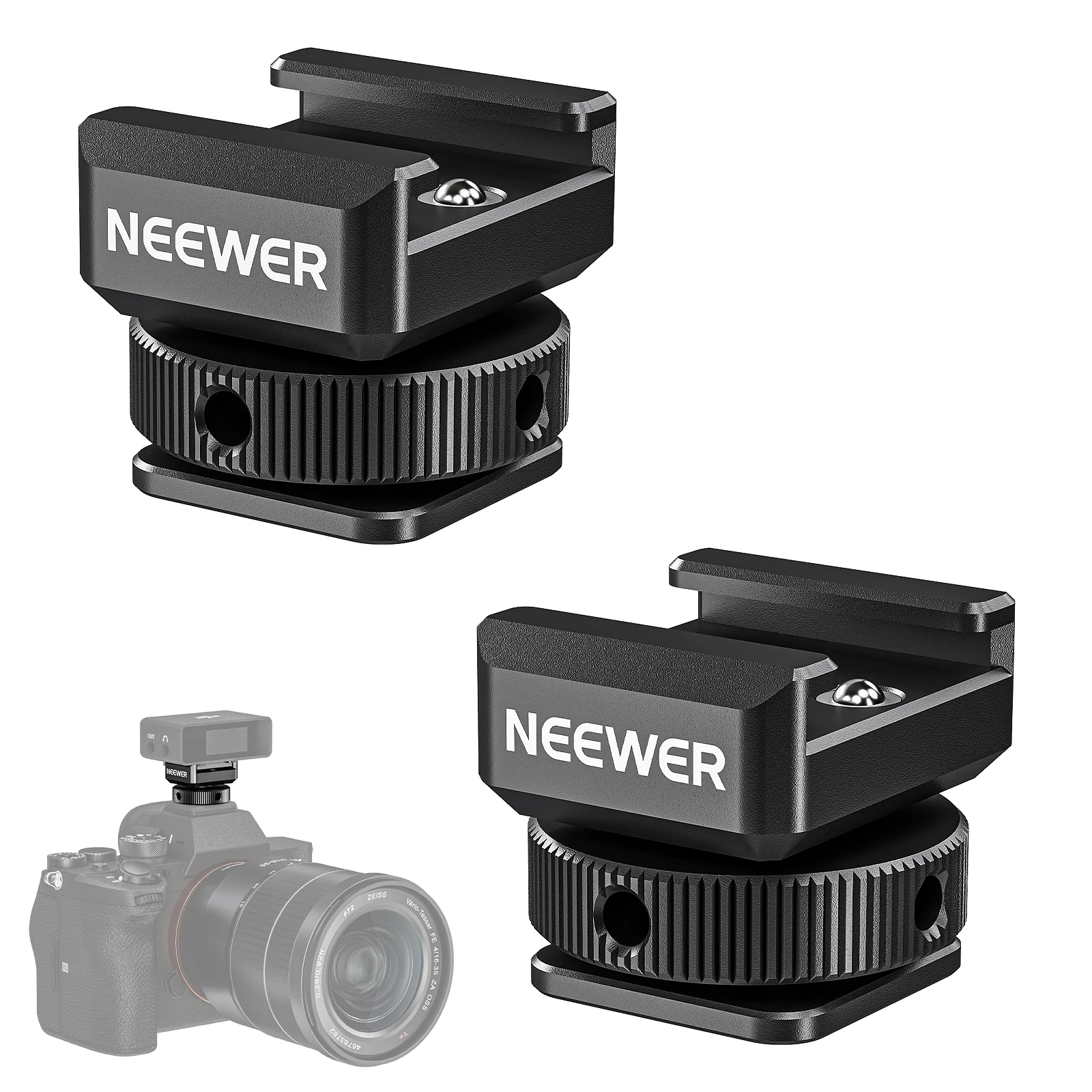 NEEWER UA030 Cold Shoe Mount Adapter For DJI Wireless Microphone - Image 9