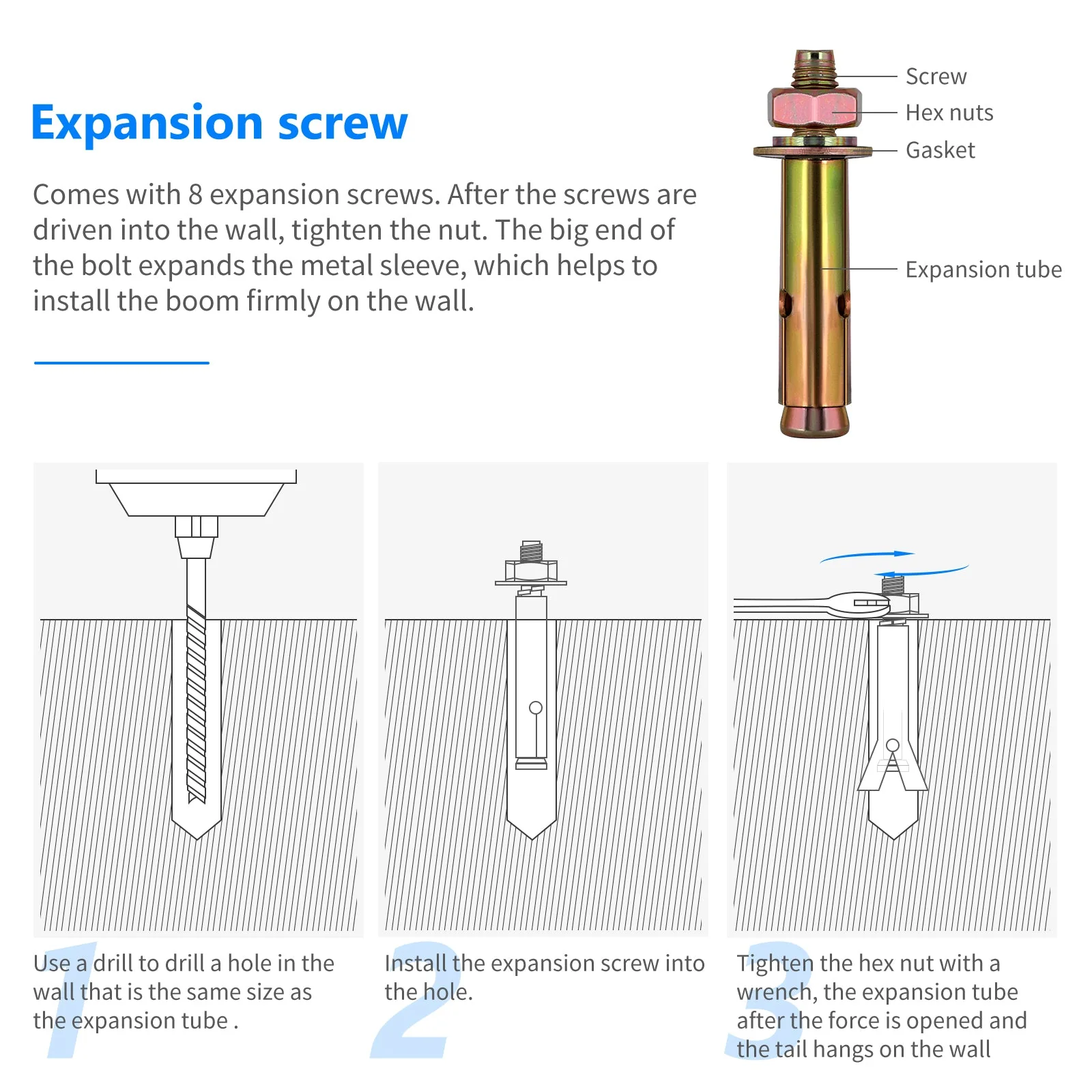 NEEWER 130cm Wall Mounting Triangle Boom Arm - Image 6