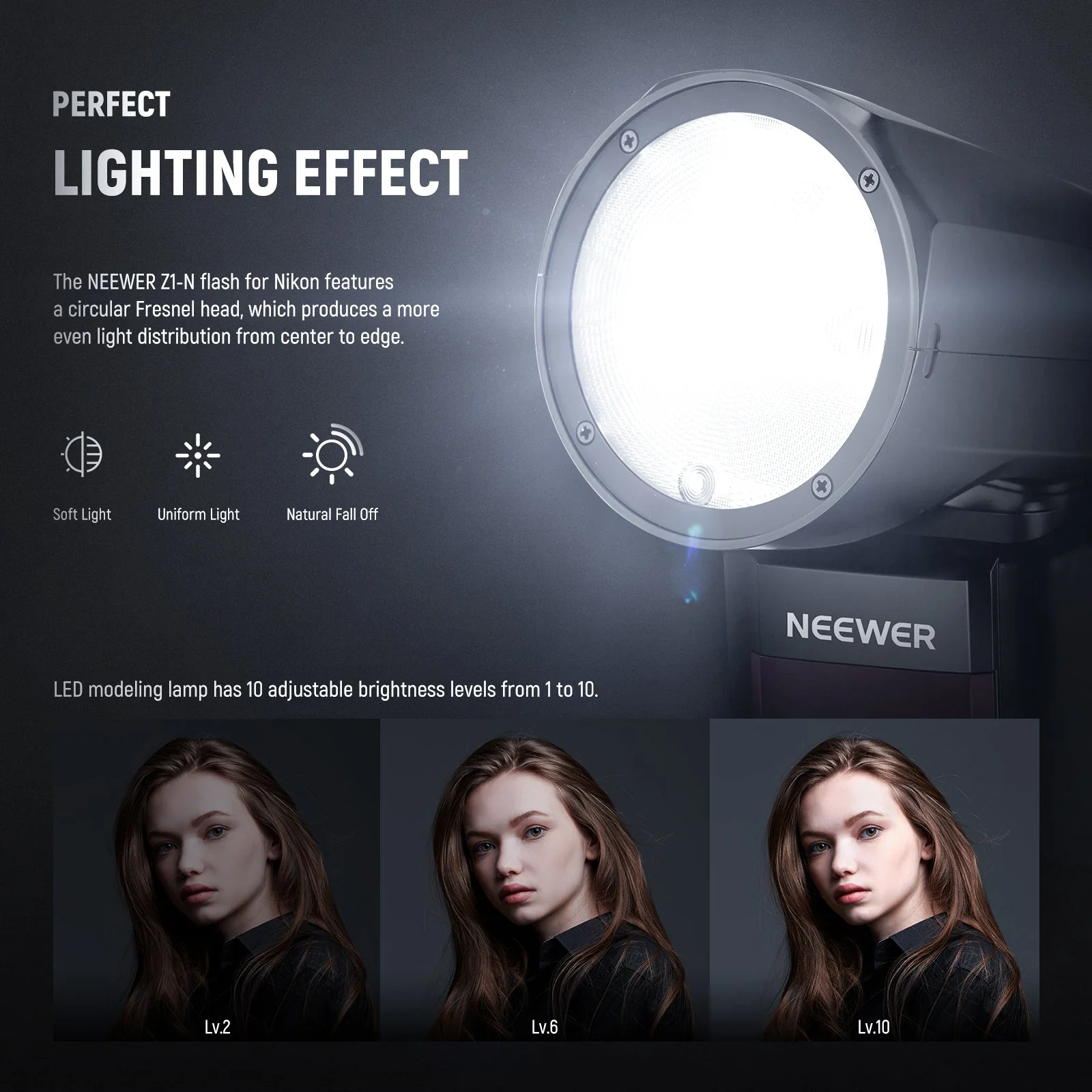 NEEWER Z1-N TTL Round Head Flash Speedlite for Nikon - Image 3