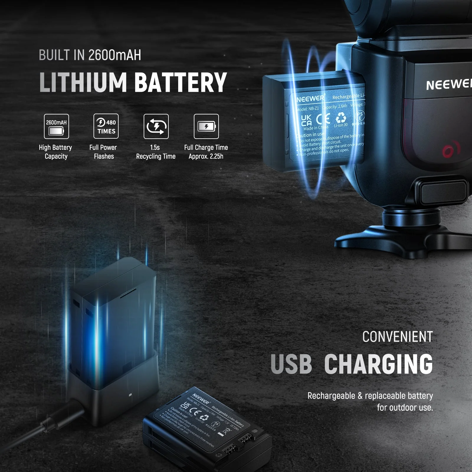 NEEWER Z1-N TTL Round Head Flash Speedlite for Nikon - Image 6